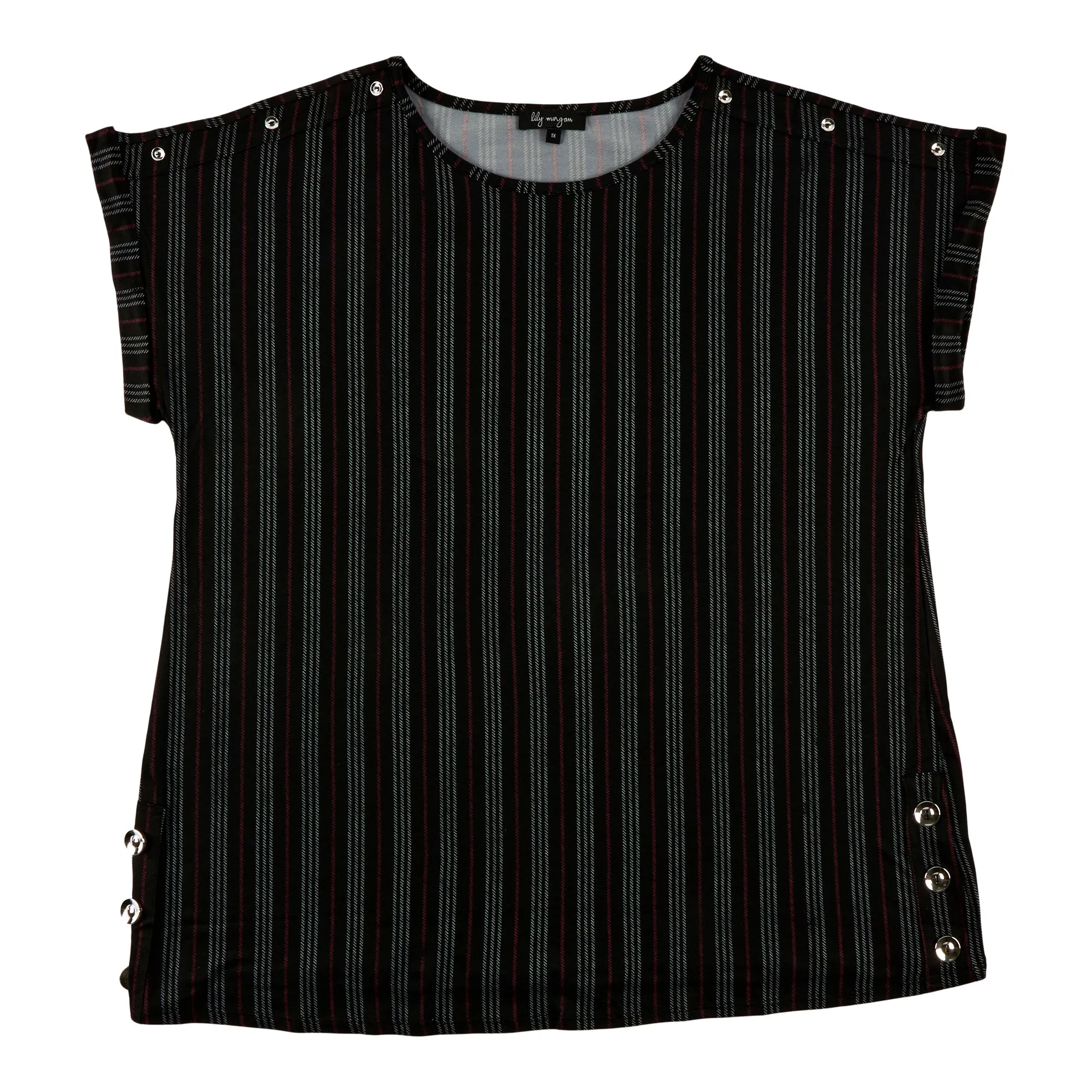 lily morgan Women's Plus Side Button Detail Blouse sold by Giant Tiger product image thumbnail 2