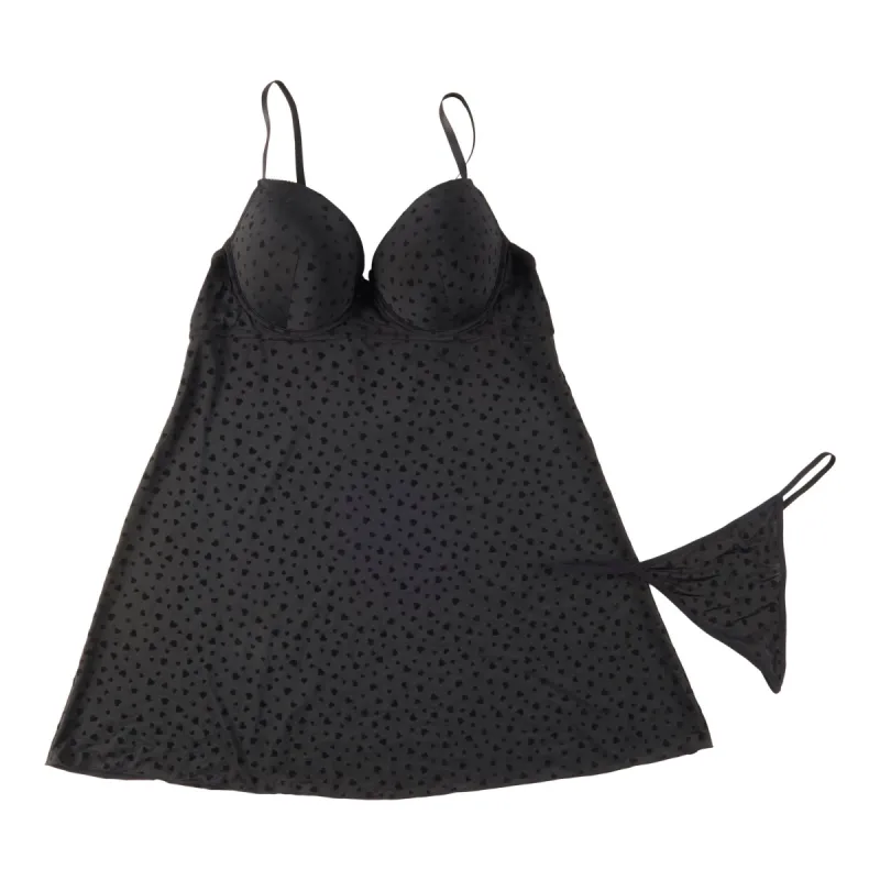 Carisma Women's Plus Size Heart Flock All-Over Print Babydoll Set, 2-Pieces sold by Giant Tiger