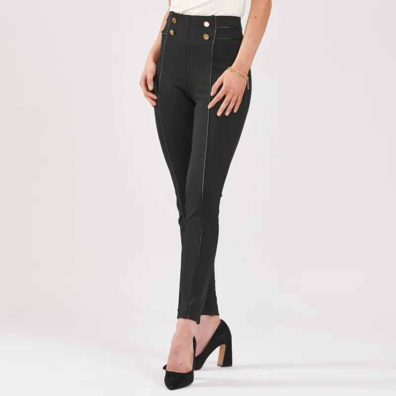 Women's Solid Black Pull-On Pants sold by Giant Tiger