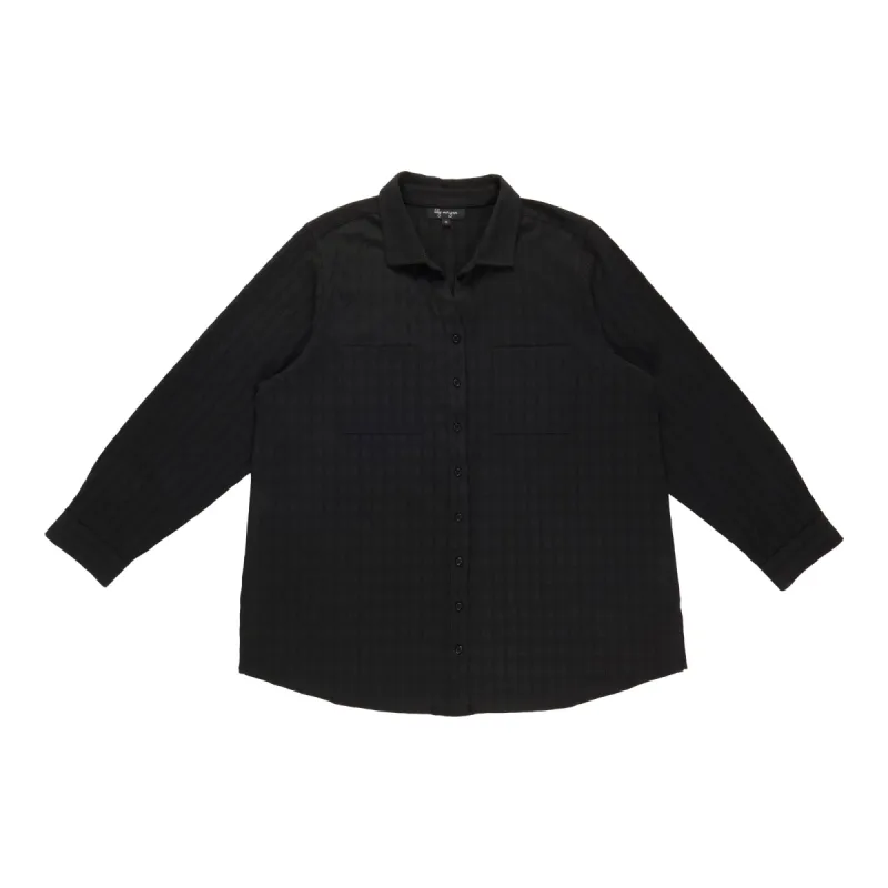 lily morgan Women's Plus Button-Up Shirt sold by Giant Tiger
