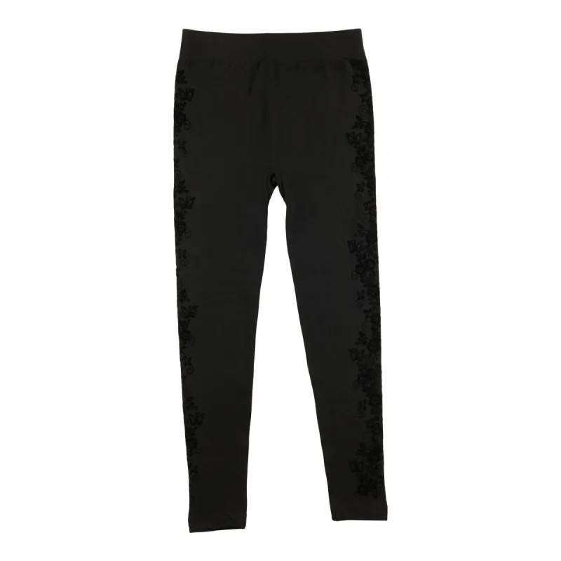 lily morgan Women's Seasonal Flocked Leggings sold by Giant Tiger