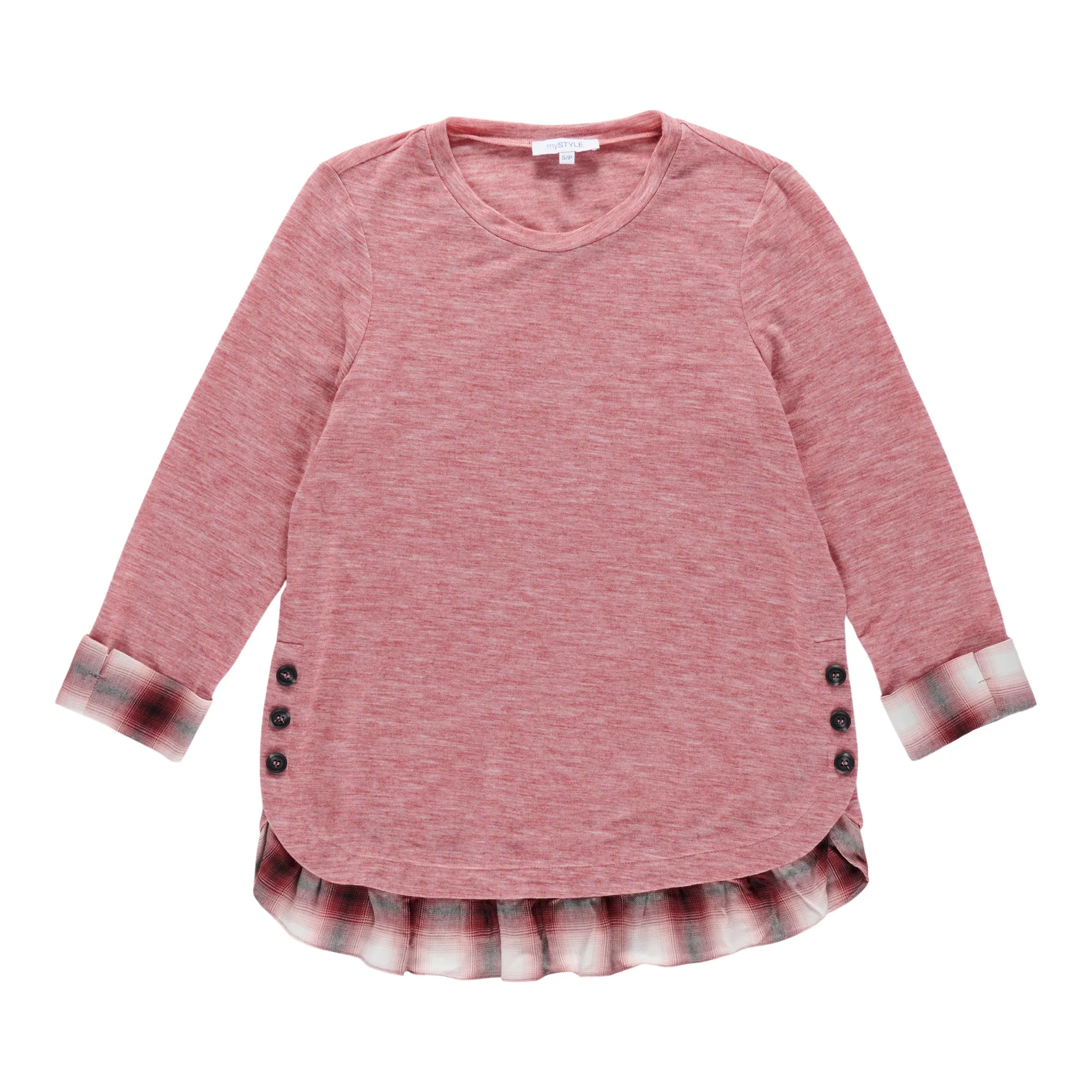 mySTYLE Women's Long Sleeve Fooler Top sold by Giant Tiger product image thumbnail 3