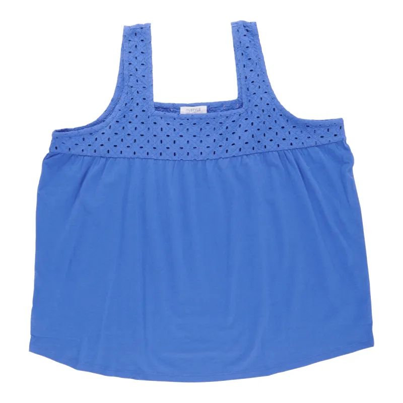 lily morgan Women's Plus Winter Chic Printed Button Split V-Neck Top sold by Giant Tiger