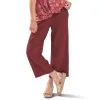 lily morgan Women's Crinkle Cropped Pants sold by Giant Tiger