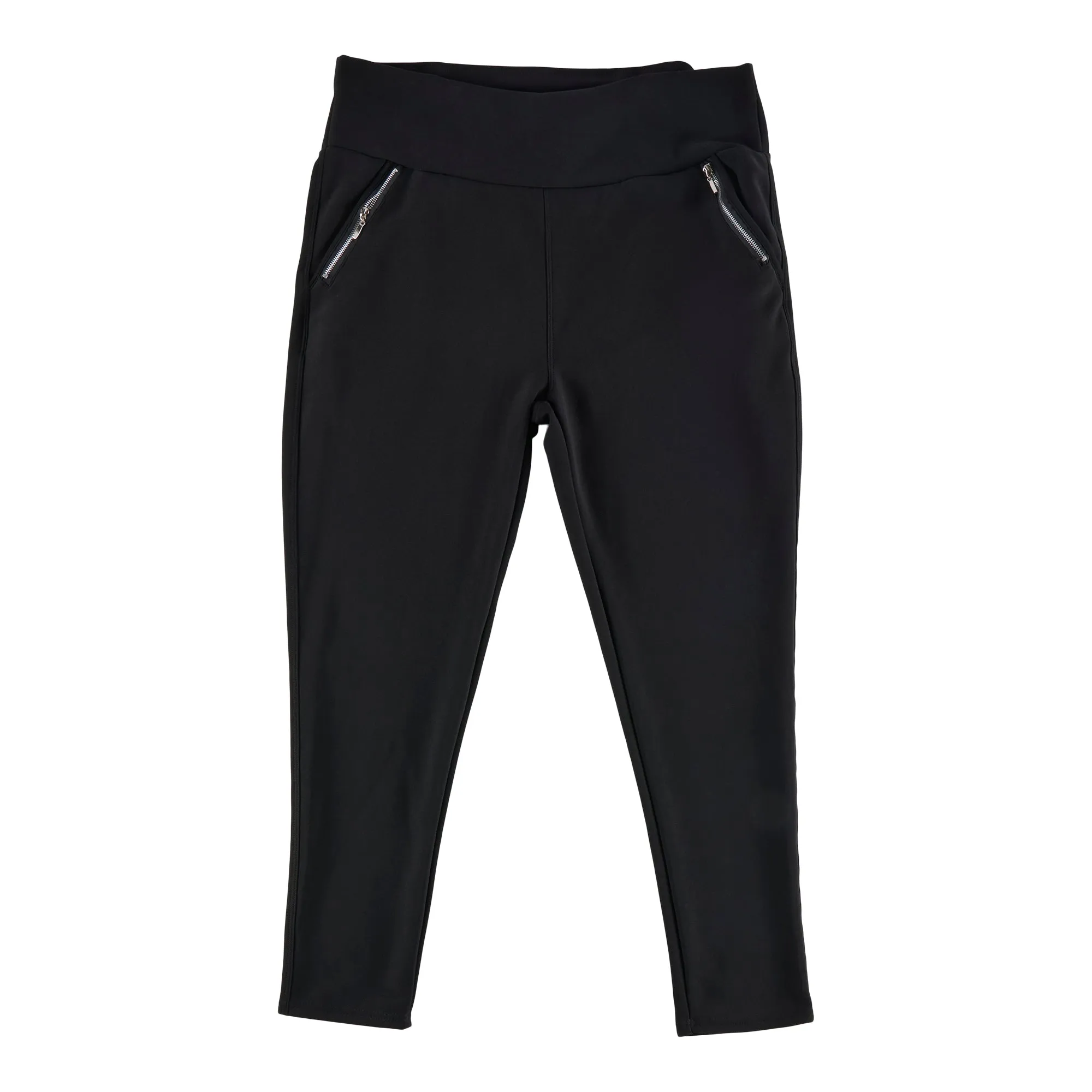 lily morgan Women's Plus Scuba Knit Zip Pants sold by Giant Tiger