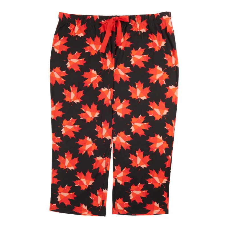 Canada EH! Women's Plus Canada Day Peachy PJ Capris sold by Giant Tiger