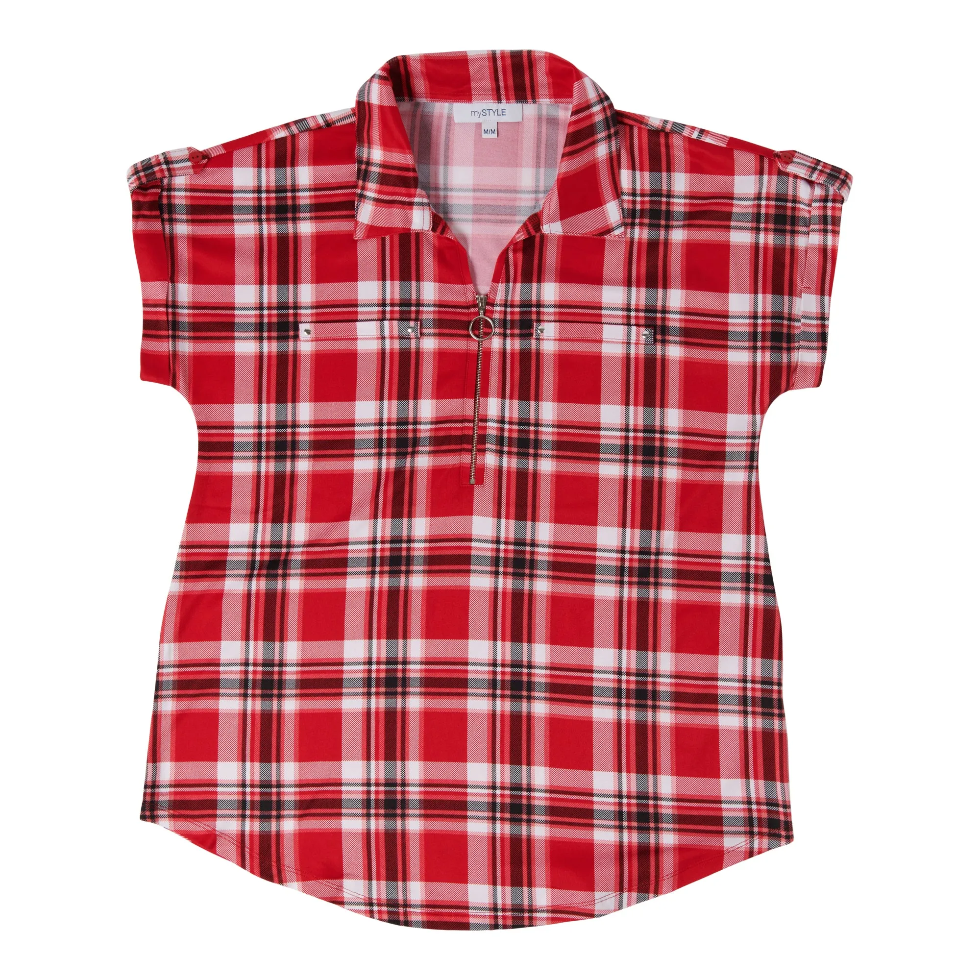 mySTYLE Women's Plaid Top sold by Giant Tiger product image thumbnail 5