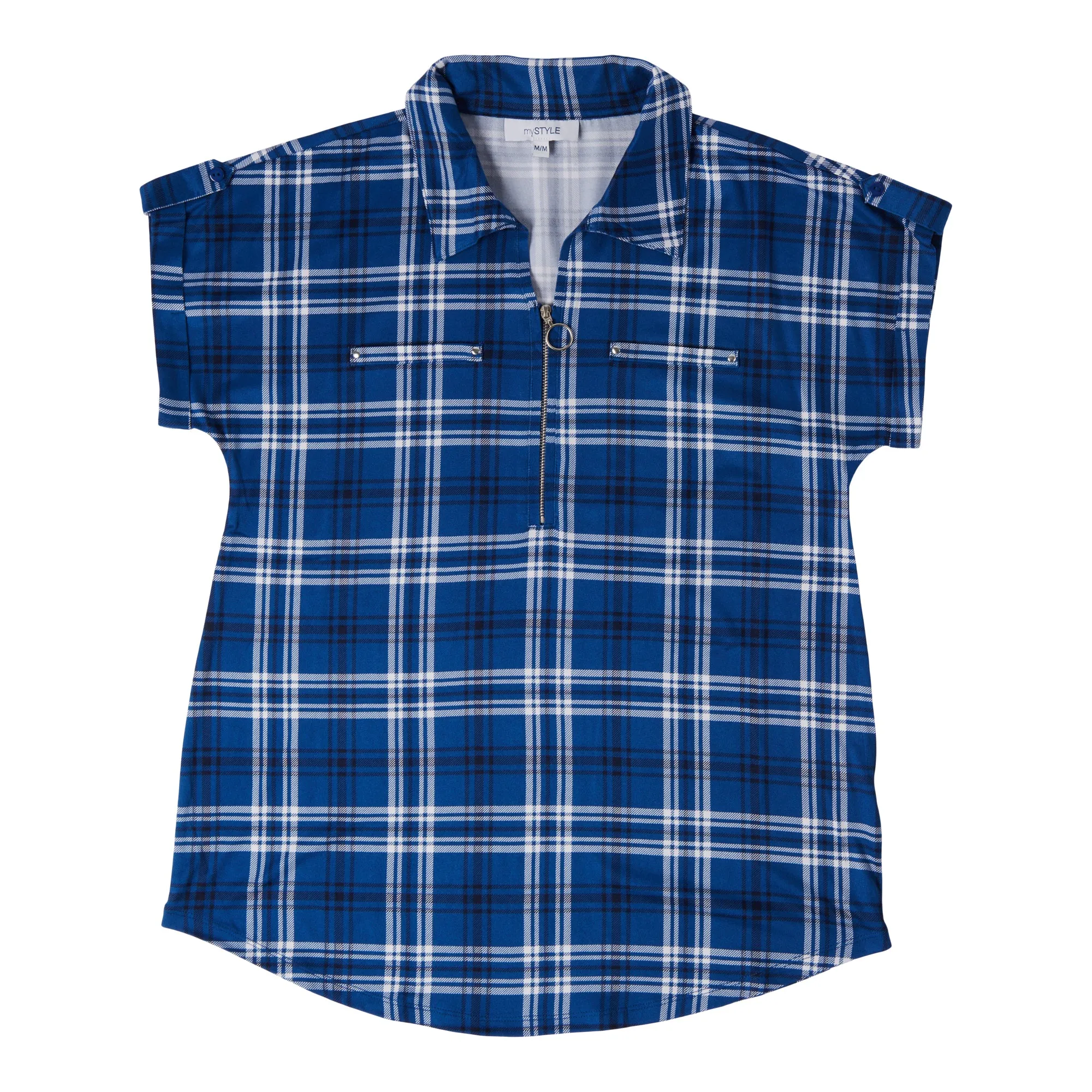 mySTYLE Women's Plaid Top sold by Giant Tiger product image thumbnail 3