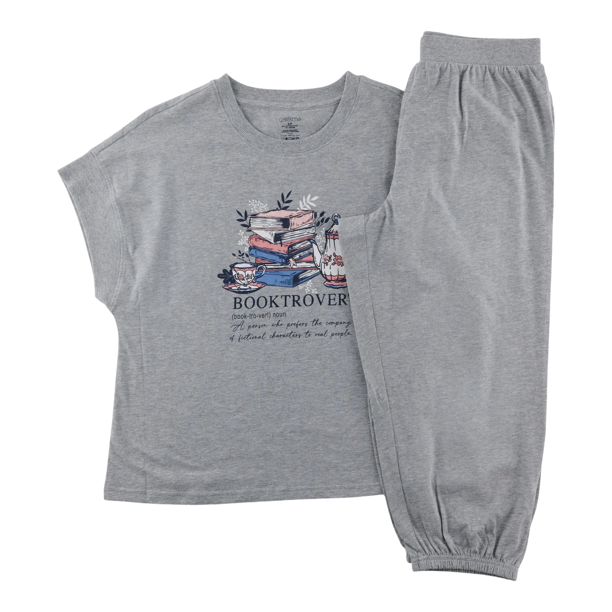 Carisma Women's Perfect Dream Rib Cuffed Capris Pyjama Set, 2-Piece sold by Giant Tiger product image thumbnail 2