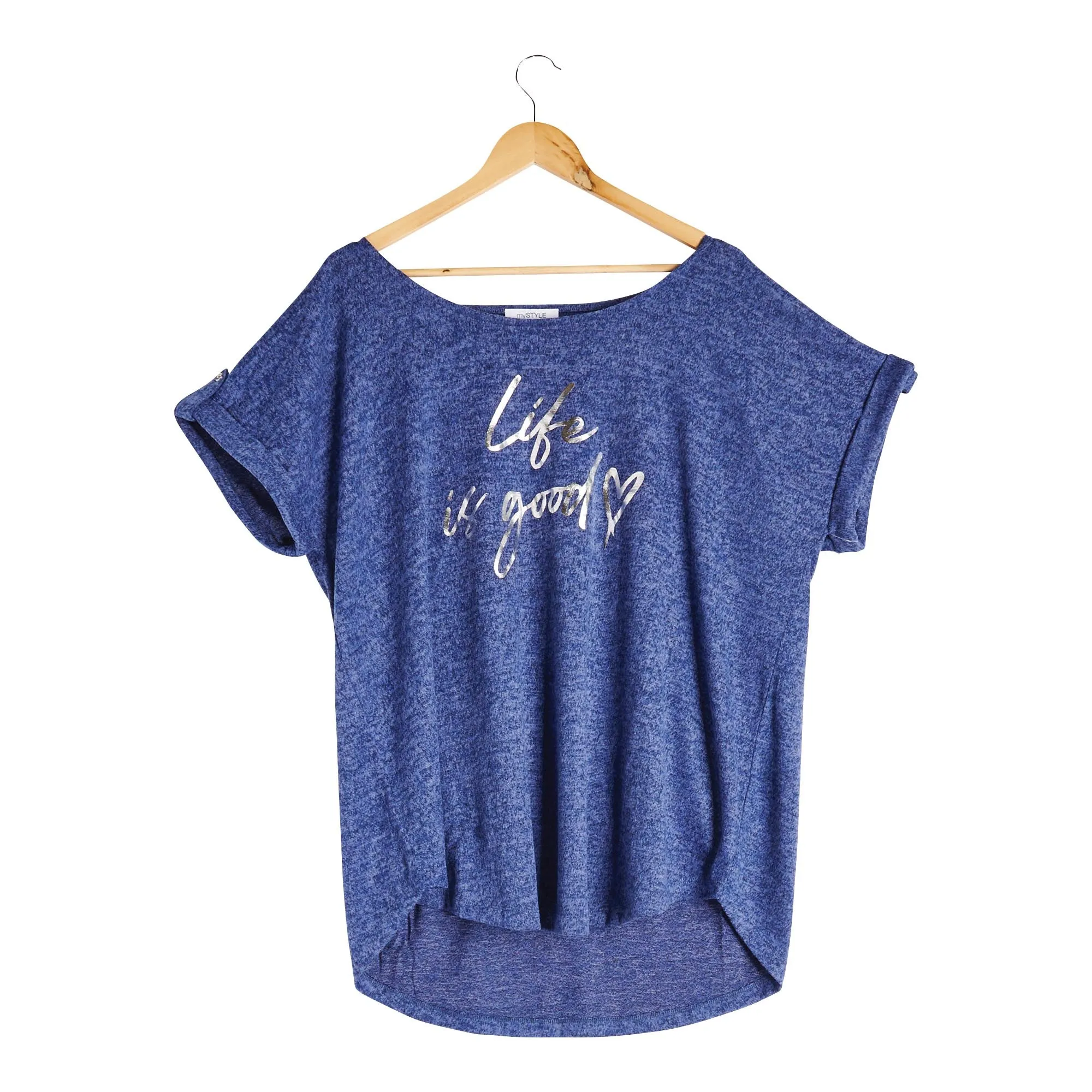 mySTYLE Women's Plus Screen Printed Top sold by Giant Tiger