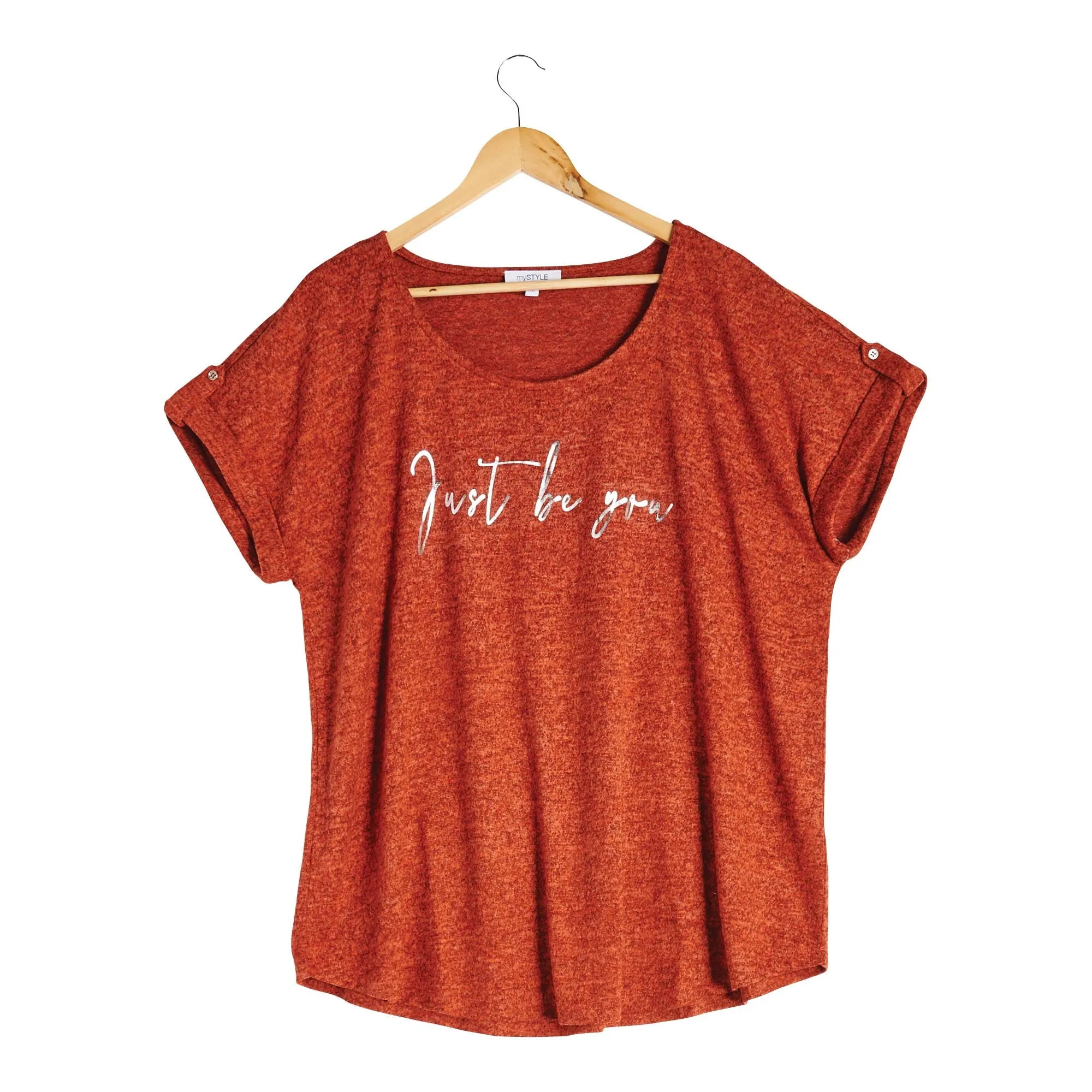 mySTYLE Women's Plus Screen Printed Top sold by Giant Tiger product image thumbnail 4
