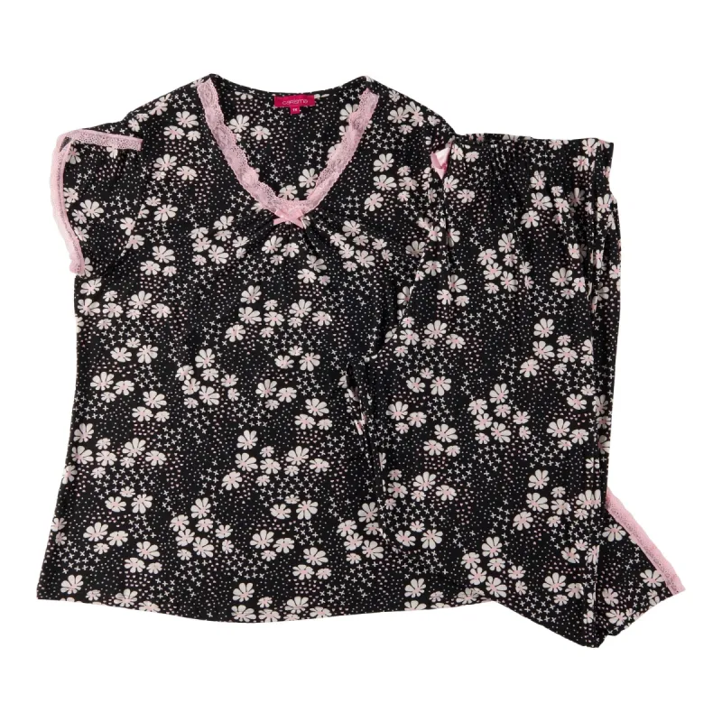 Carisma Women's Romance Peachy PJ Capri Set, 2-Piece sold by Giant Tiger