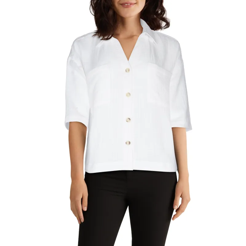 mySTYLE Women's Summer Sizzle Cotton Crinkle Gauze Top sold by Giant Tiger