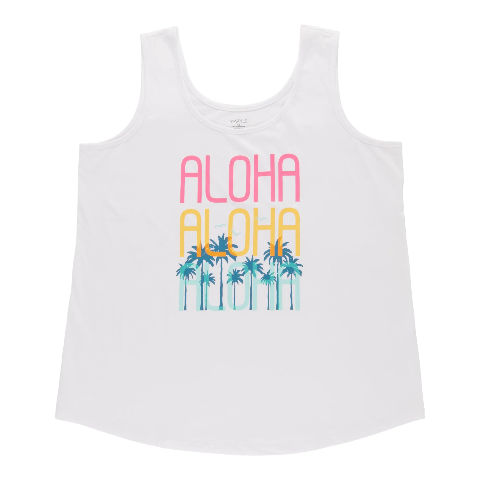 mySTYLE Women's Plus Summer Vibe Tank Top sold by Giant Tiger product image thumbnail 3