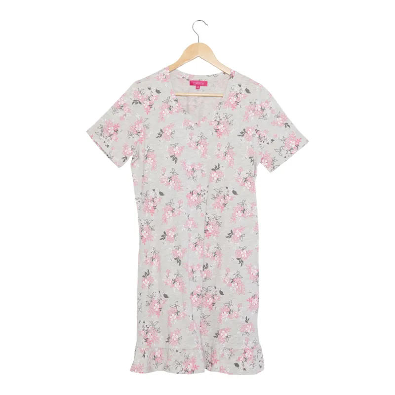 Carisma Women's Romance Printed Ruffle Sleep Shirt sold by Giant Tiger