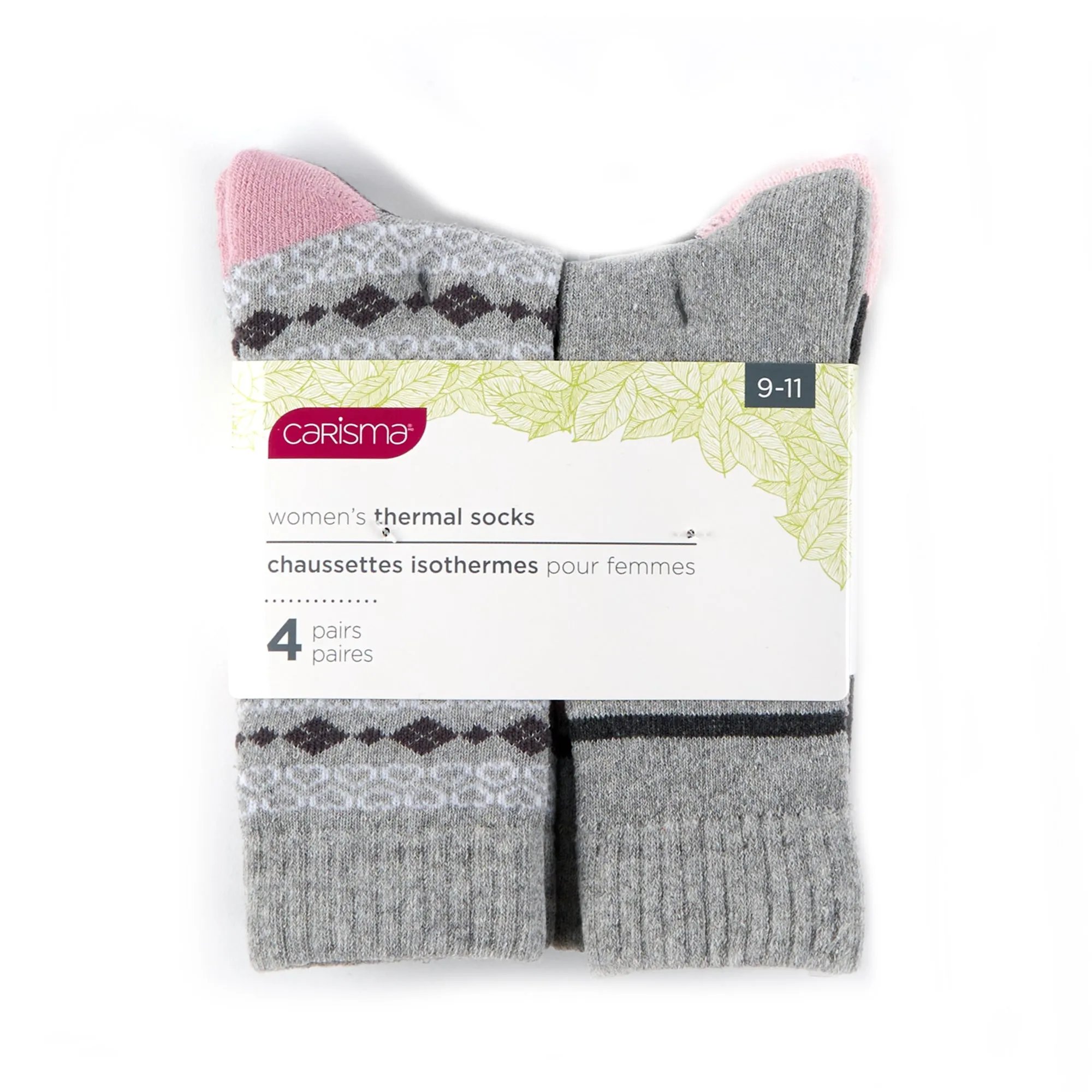 Carisma Women's Thermal Socks, 4-Pack sold by Giant Tiger product image thumbnail 5