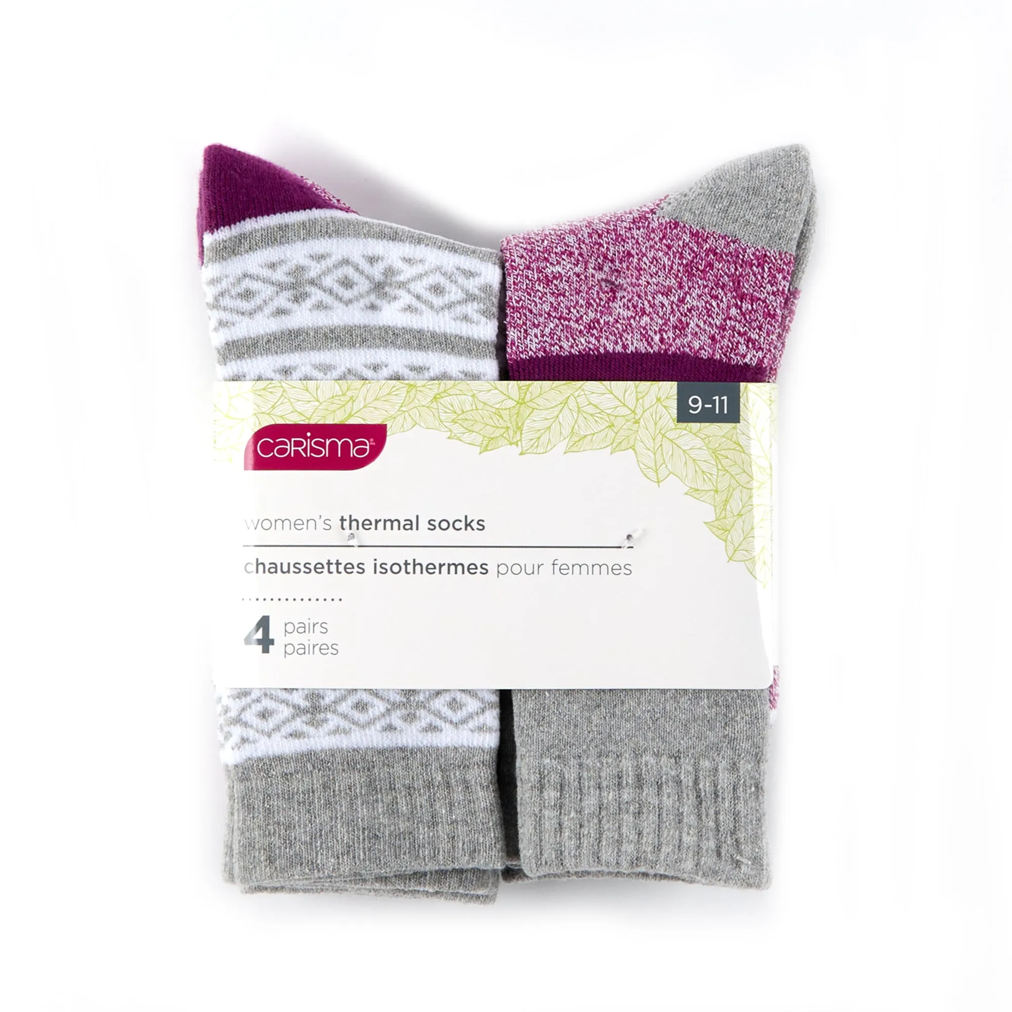 Carisma Women's Thermal Socks, 4-Pack sold by Giant Tiger product image thumbnail 4