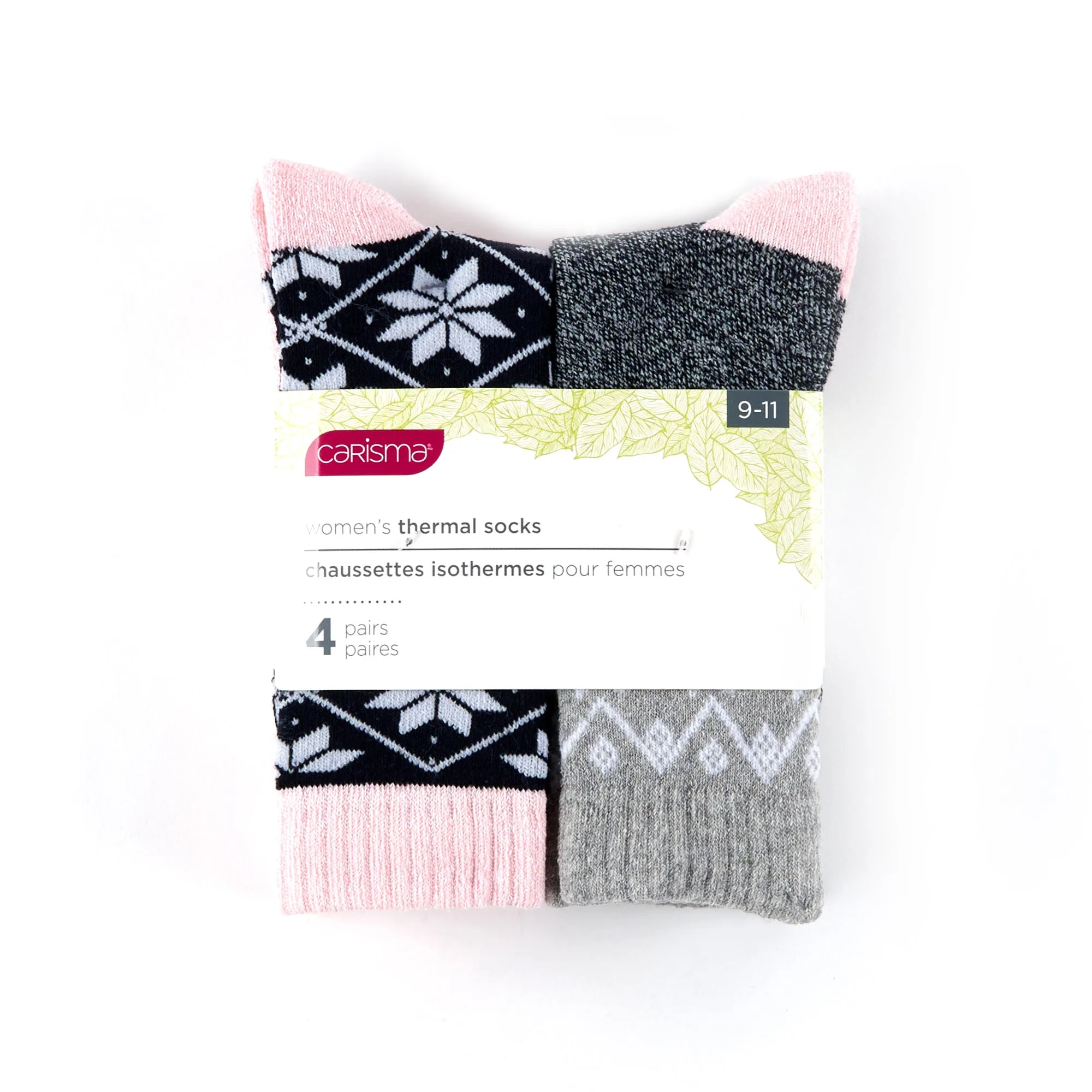 Carisma Women's Thermal Socks, 4-Pack sold by Giant Tiger product image thumbnail 3