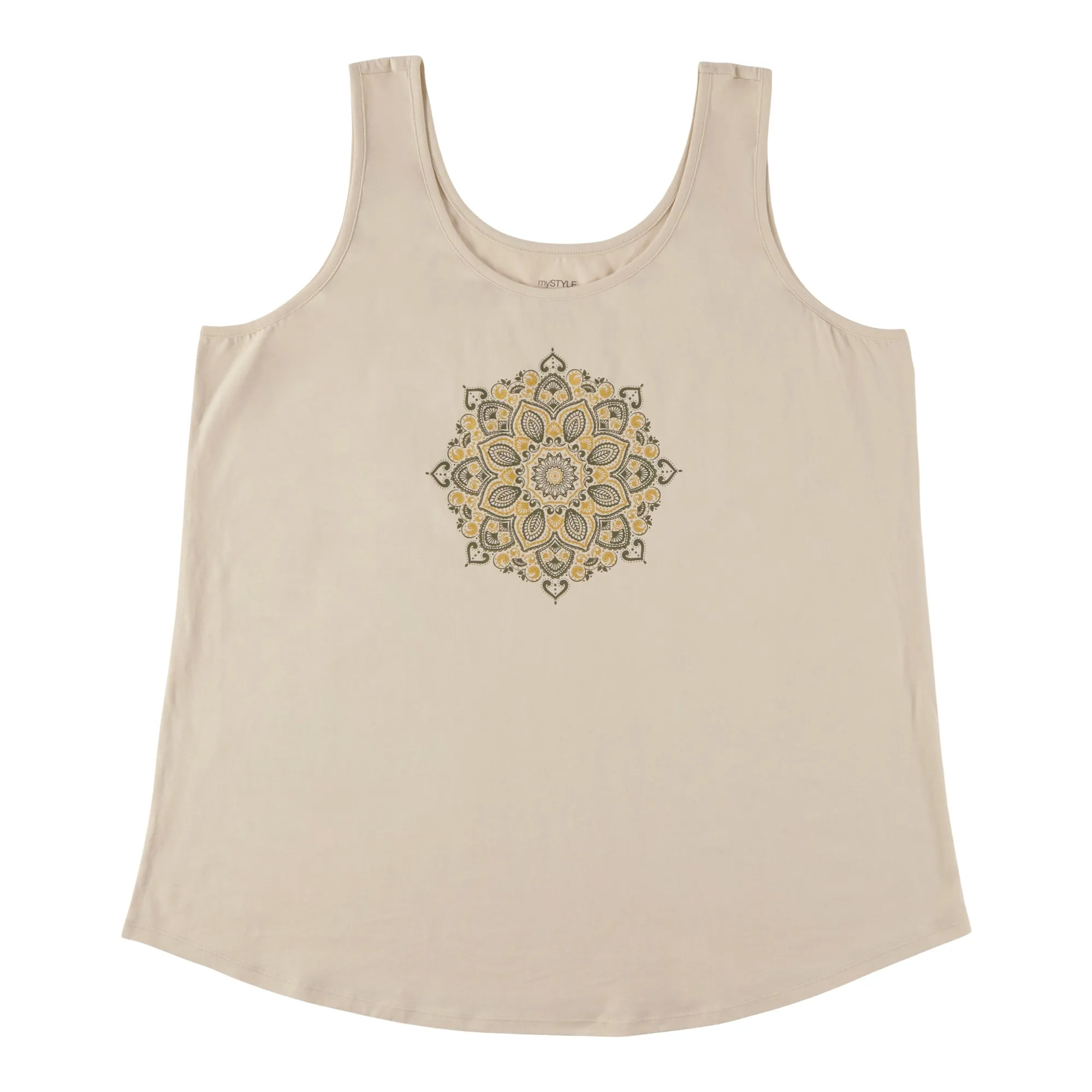 mySTYLE Women's Plus Cool Comfort Medallion Tank Top sold by Giant Tiger