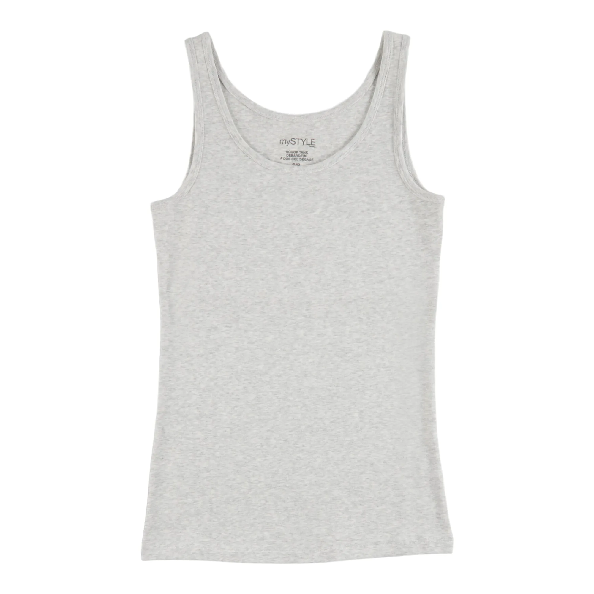 mySTYLE Women's Solid Scoop Tank sold by Giant Tiger