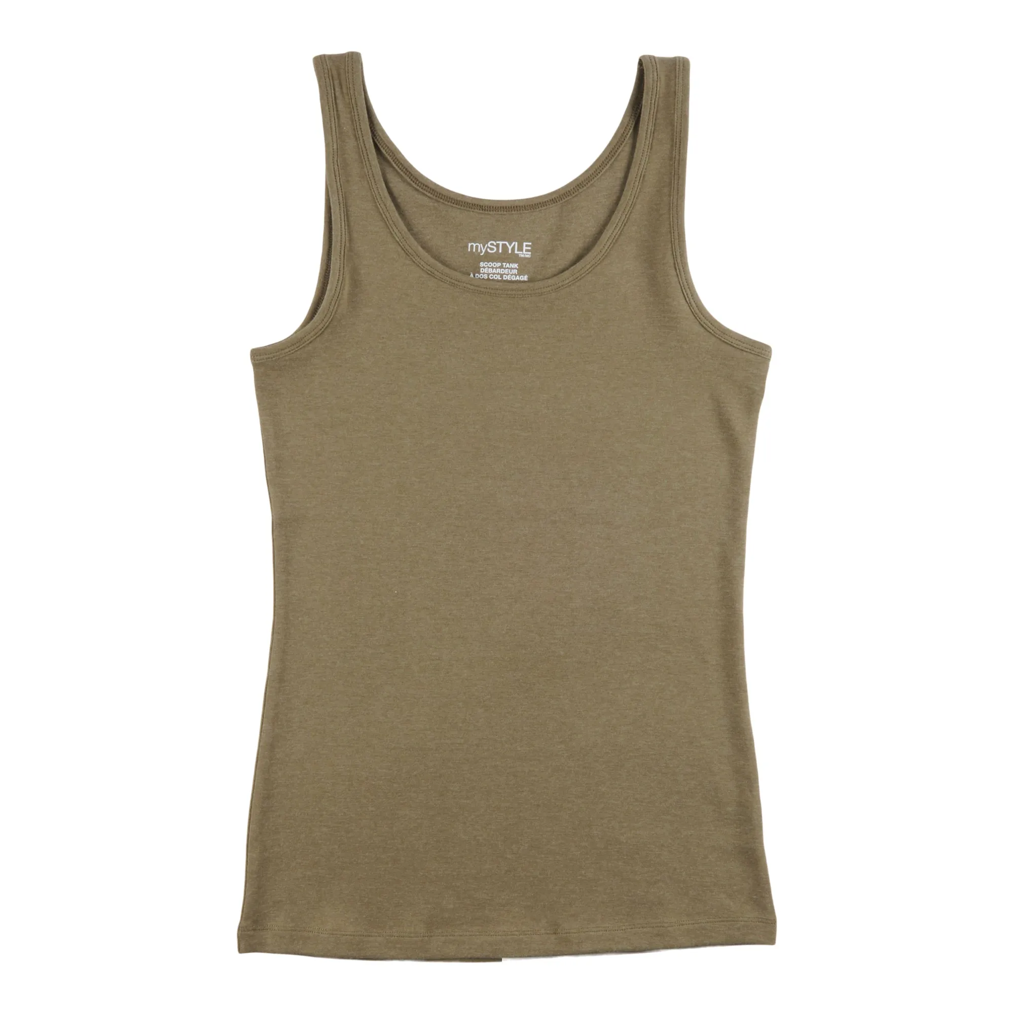 mySTYLE Women's Solid Scoop Tank sold by Giant Tiger product image thumbnail 2