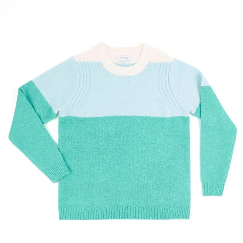 mySTYLE Women's Striped Pullover Sweater sold by Giant Tiger