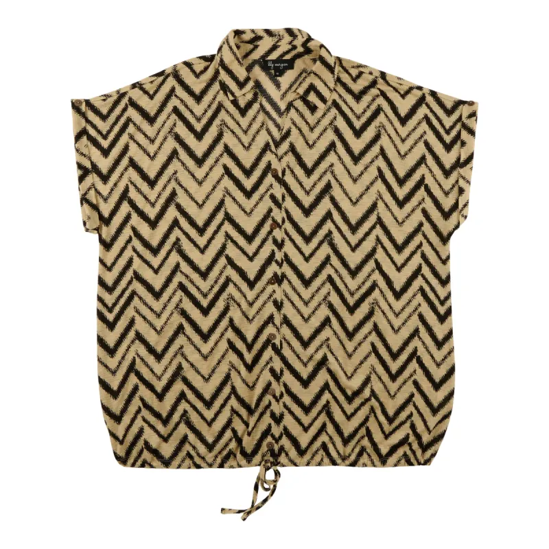 lily morgan Women's Plus Tie Front Button-Up Shirt sold by Giant Tiger