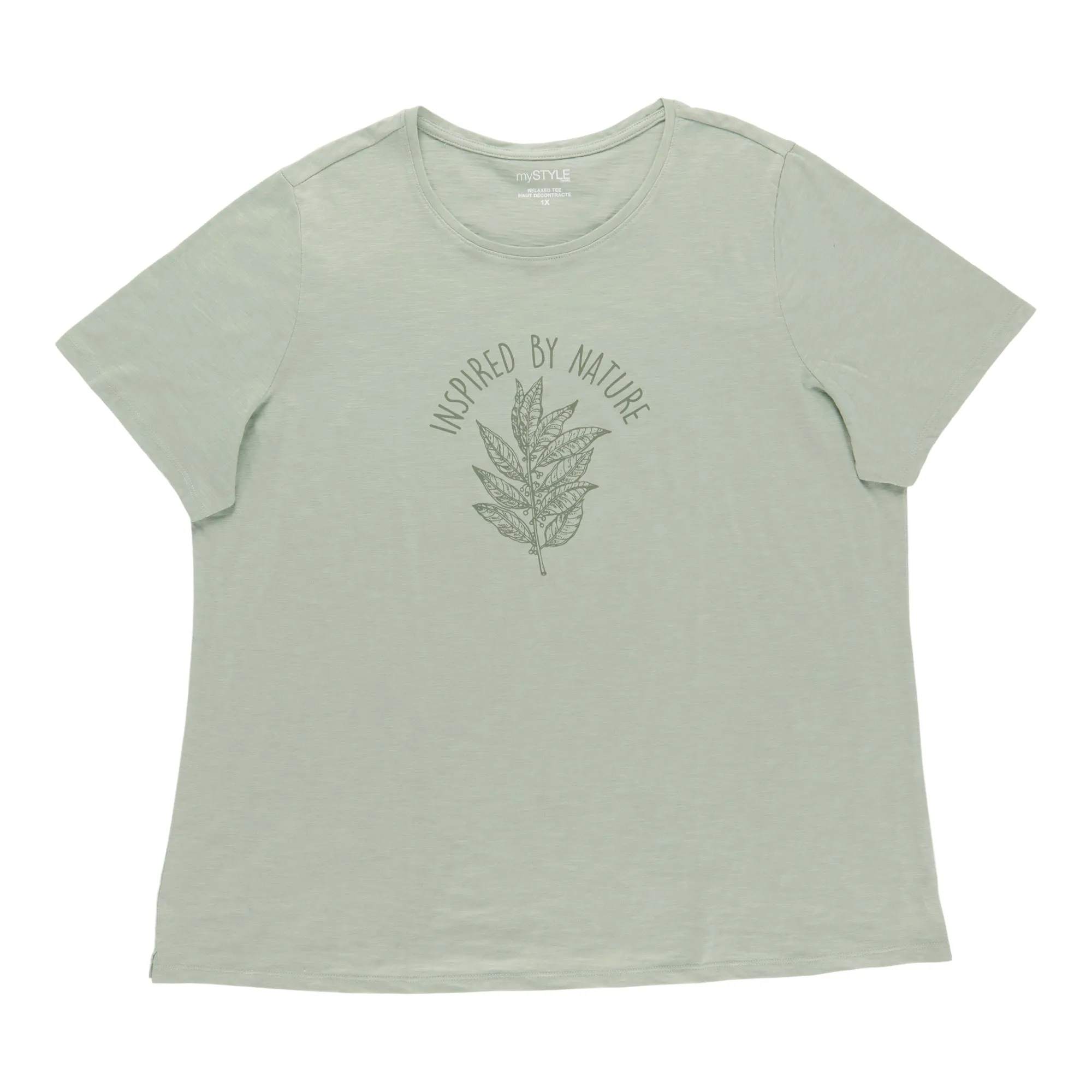 mySTYLE Women's Plus Round Neck T-Shirt sold by Giant Tiger product image thumbnail 2