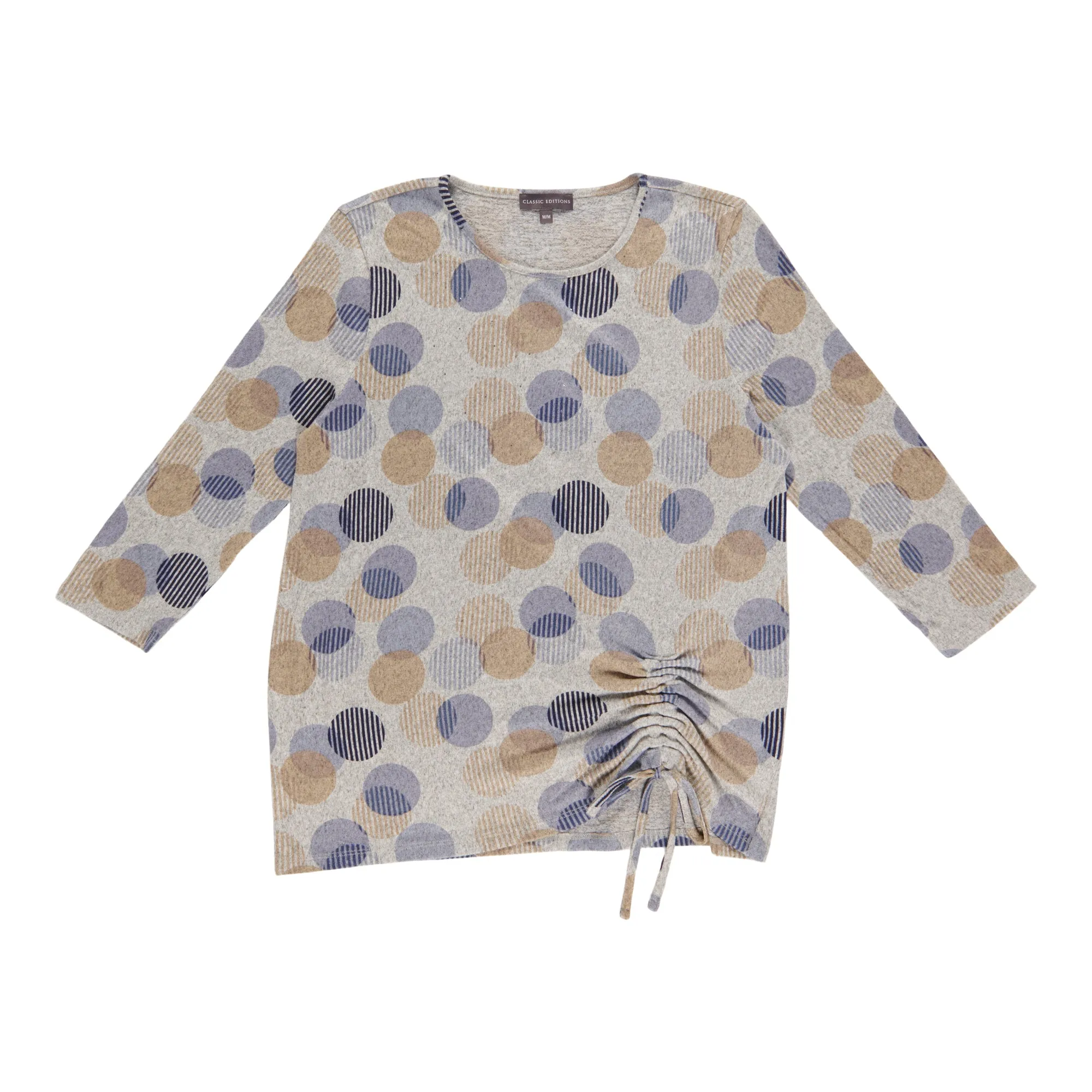 Classic Editions Women's 3/4 Sleeve Top with Ruching sold by Giant Tiger product image thumbnail 2