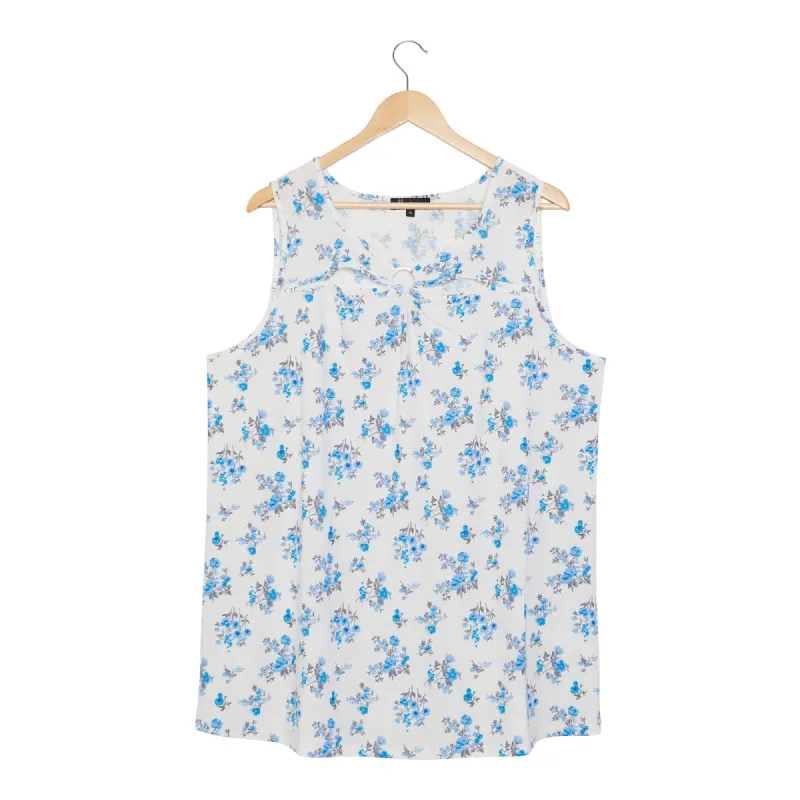 lily morgan Women's Plus Urban Chic Printed Ring Detail Tank Top sold by Giant Tiger