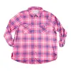 mySTYLE Women's Plus Pretty Casual Long Sleeve Plaid Shirt sold by Giant Tiger