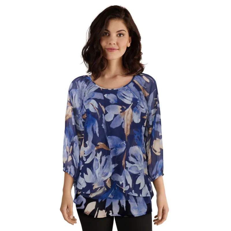 Classic Editions Women's Chiffon Tulip Blouse sold by Giant Tiger