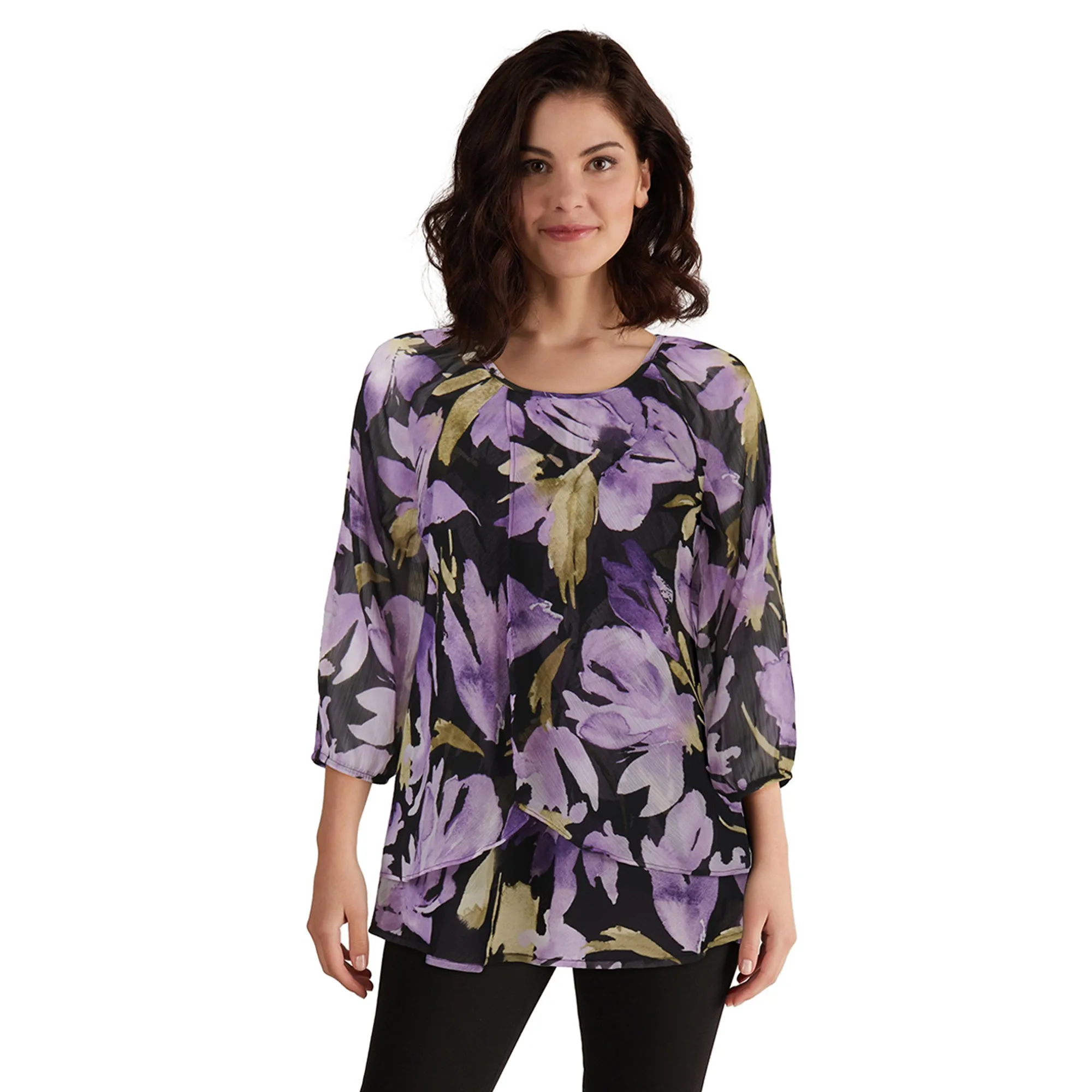 Classic Editions Women's Chiffon Tulip Blouse sold by Giant Tiger product image thumbnail 2
