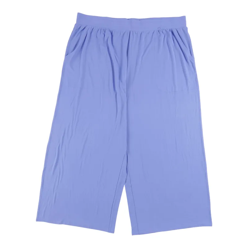 Carisma Women's Plus Summer Tropics Peachy Wide Leg Capris sold by Giant Tiger