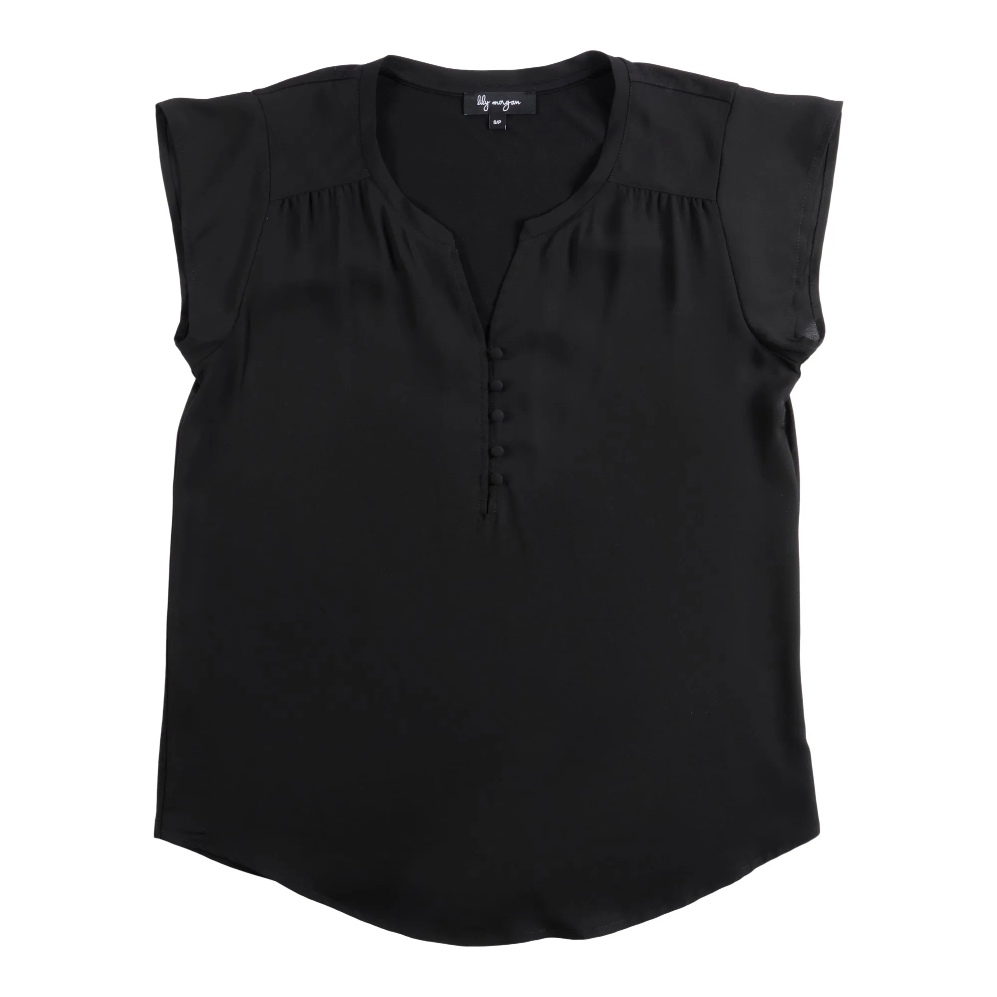 lily morgan Women's Tropical Knit Solid Blouse sold by Giant Tiger