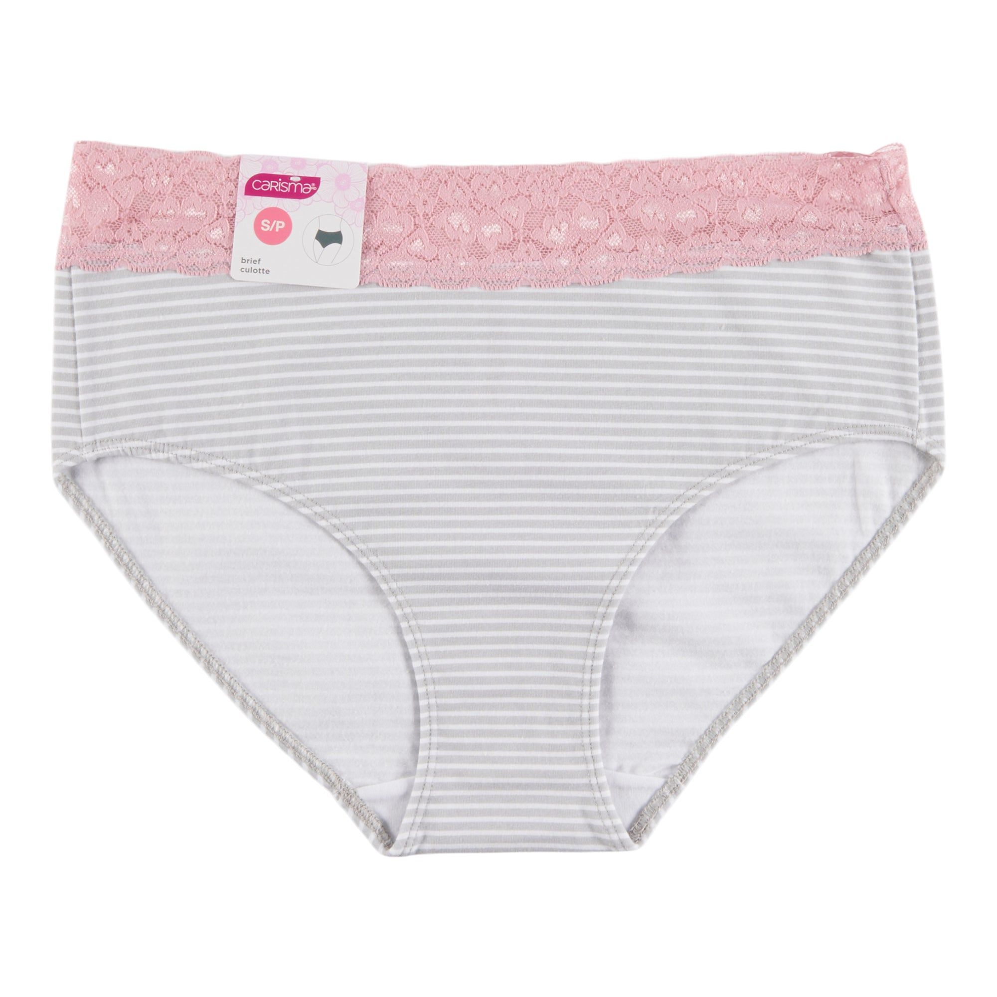 Carisma Women's Cotton Lace Brief Underwear sold by Giant Tiger