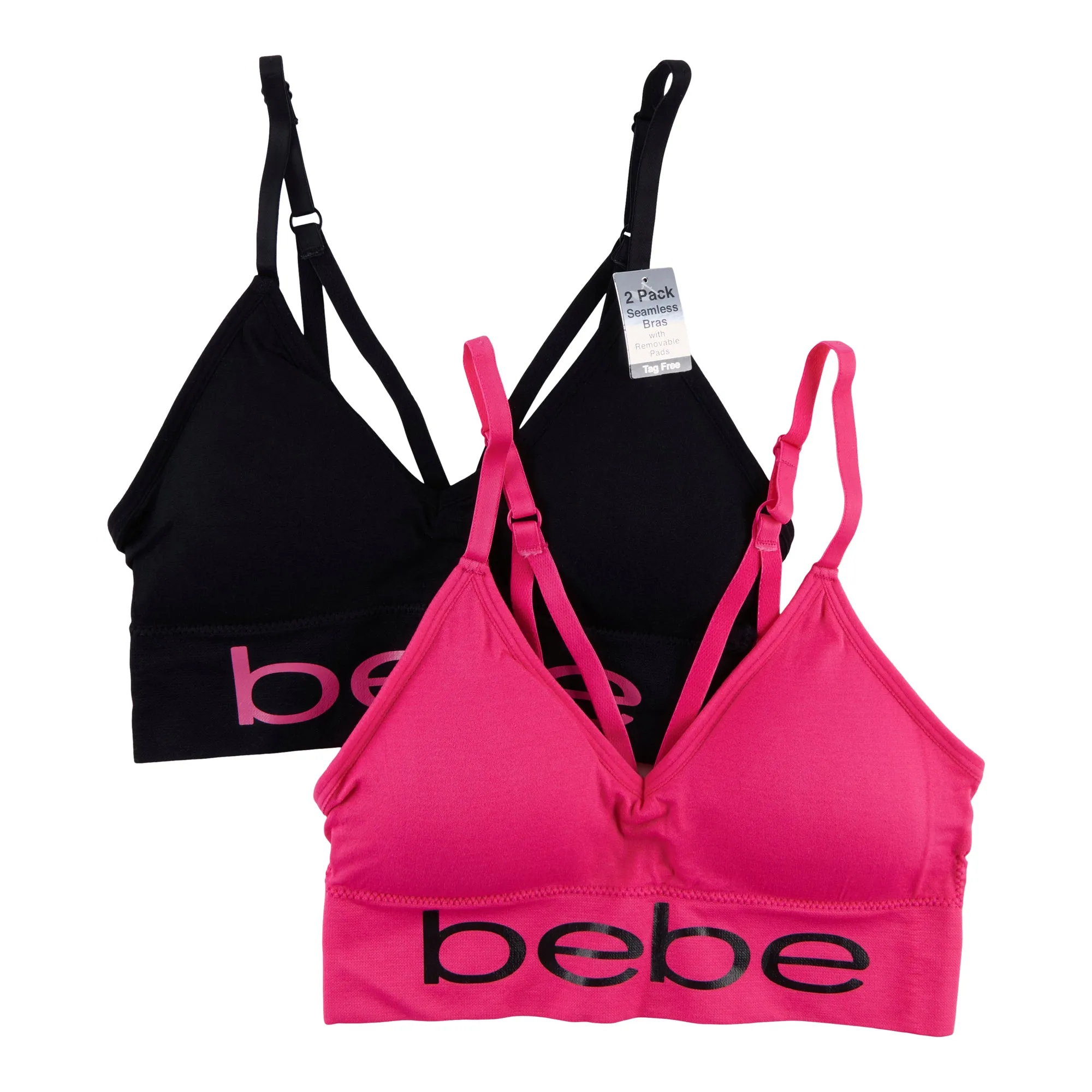 Bebe Women's Seamless Bra, 2-Pack sold by Giant Tiger