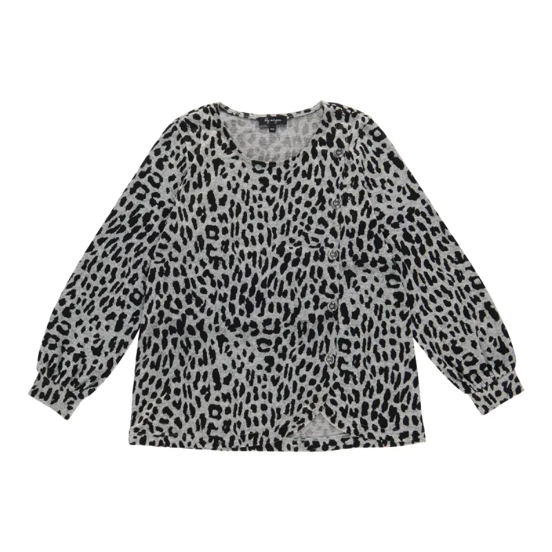 lily morgan Women's Long Sleeve Printed Top with Side Button Detailing sold by Giant Tiger