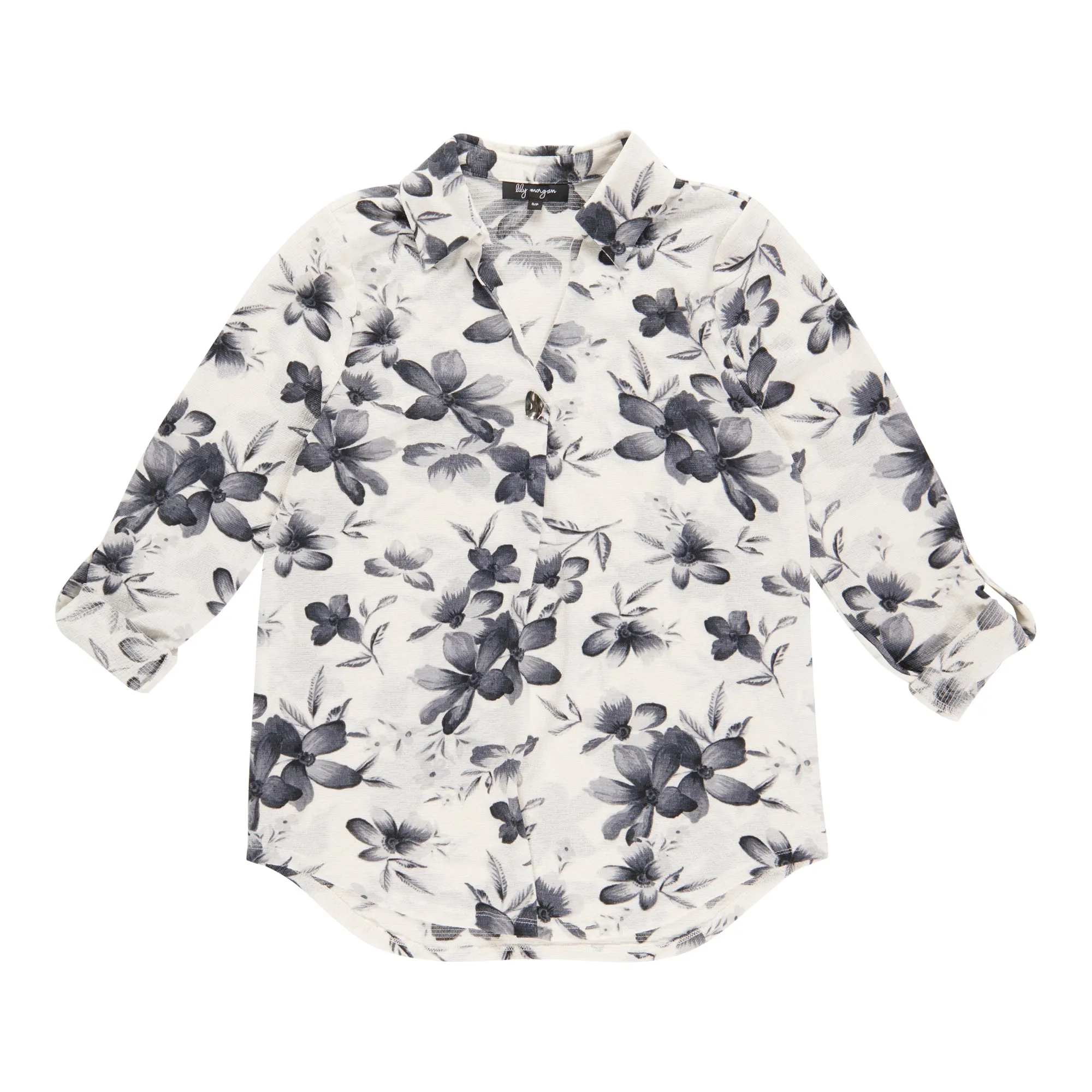 lily morgan Women's Blouse with Rolled Sleeves sold by Giant Tiger product image thumbnail 2