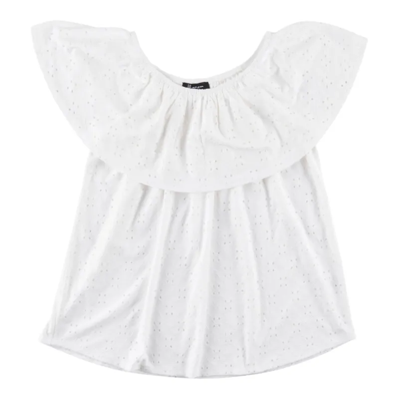 lily morgan Women's Tropical Eyelet Top sold by Giant Tiger