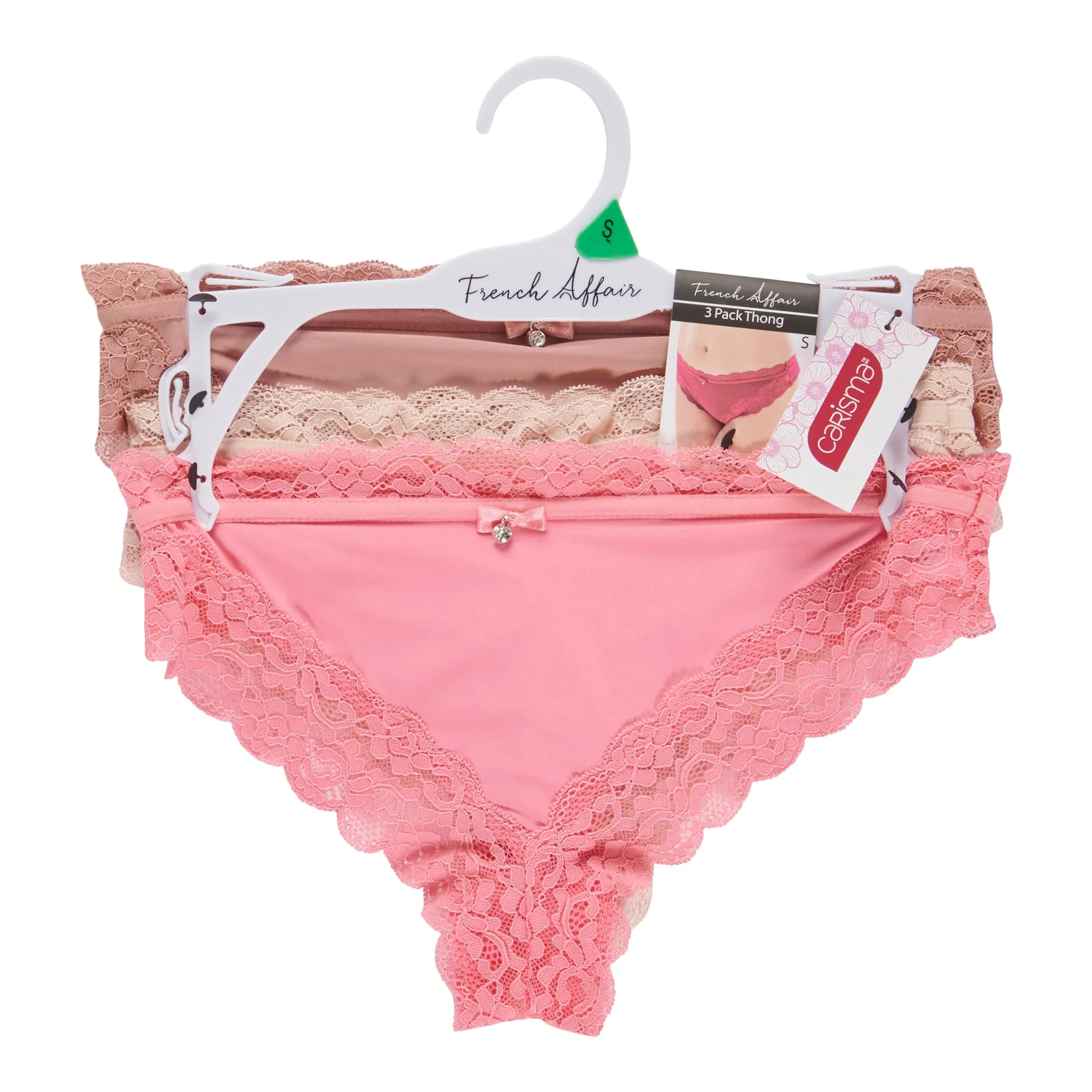 Carisma Women's Fashion Thong, 3-Pack sold by Giant Tiger product image thumbnail 3