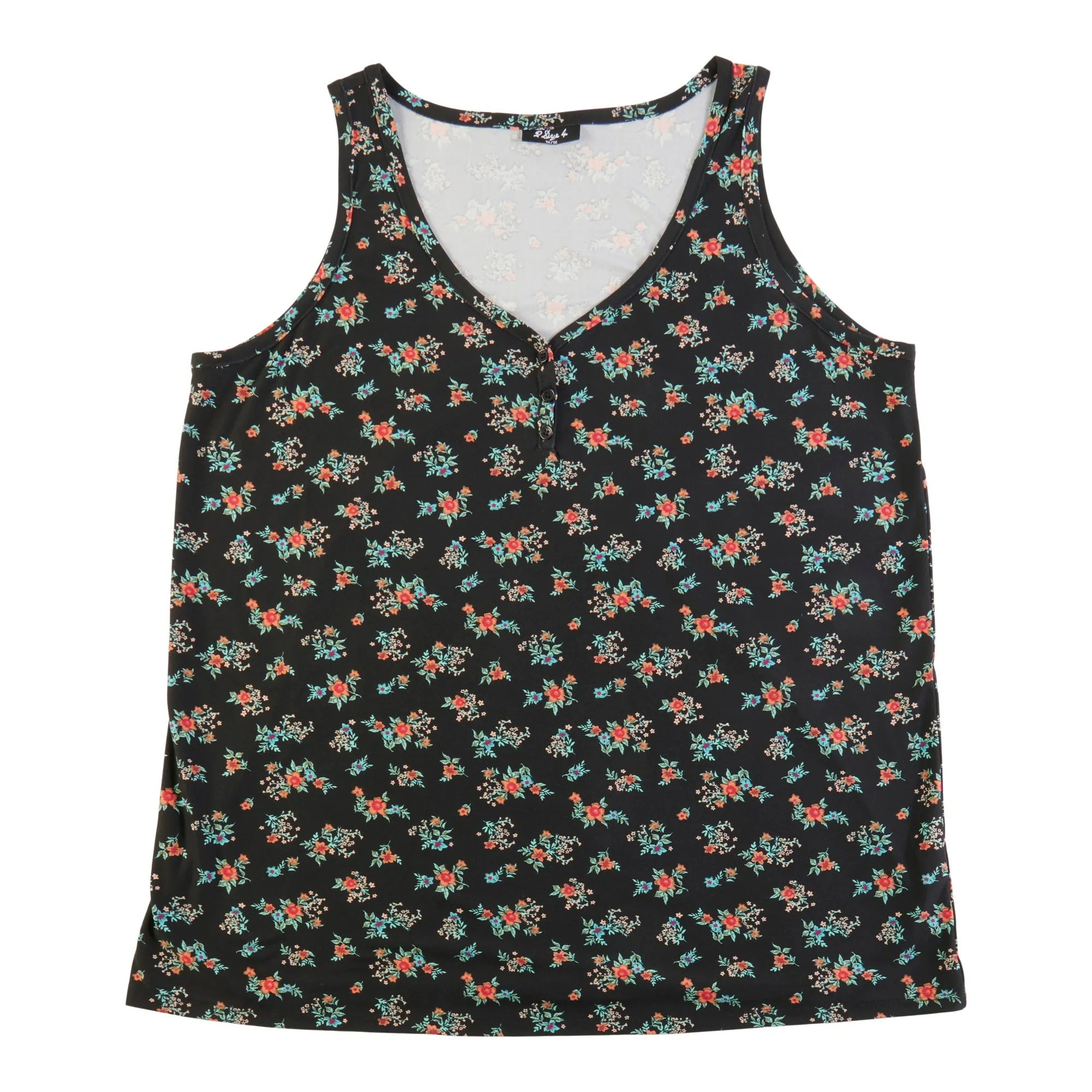 Women's Plus Printed Button Front Tank Top sold by Giant Tiger product image thumbnail 2