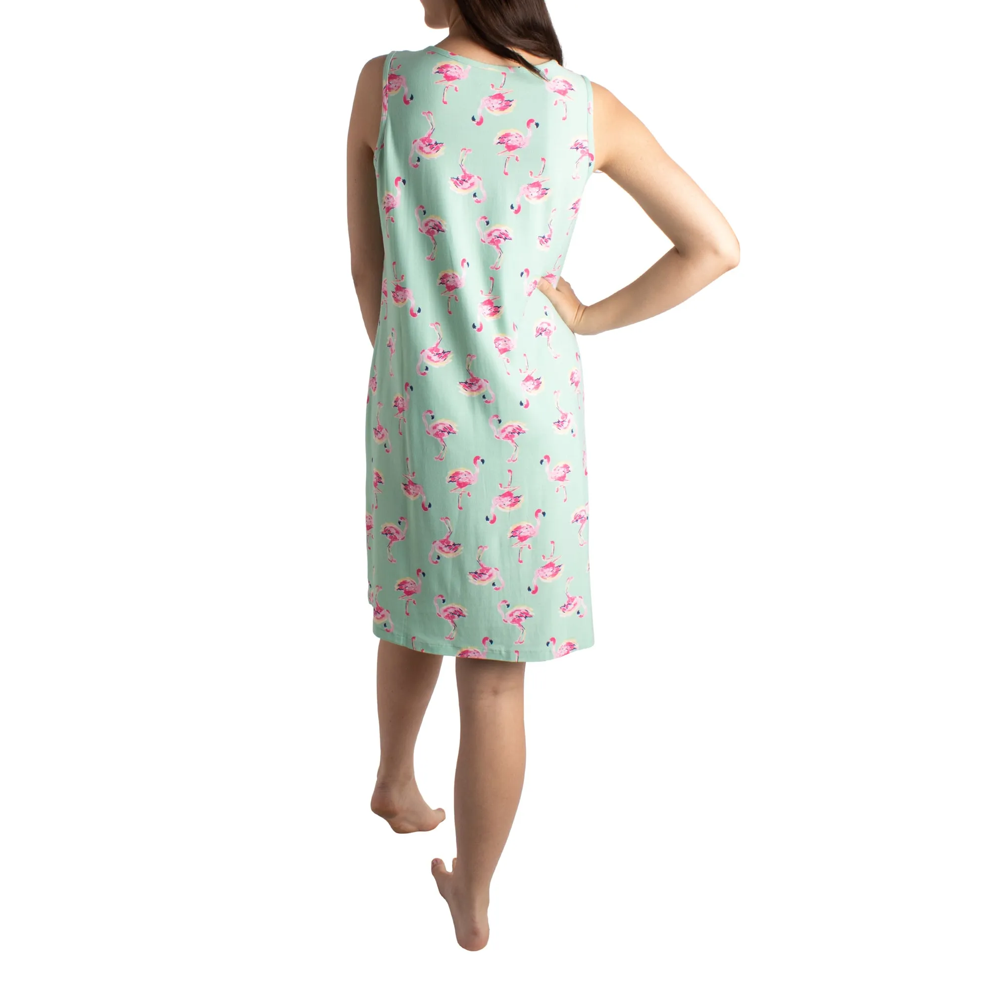 Women's Scoop Neck Tank Night Gown with Single Pocket sold by Giant Tiger product image thumbnail 4