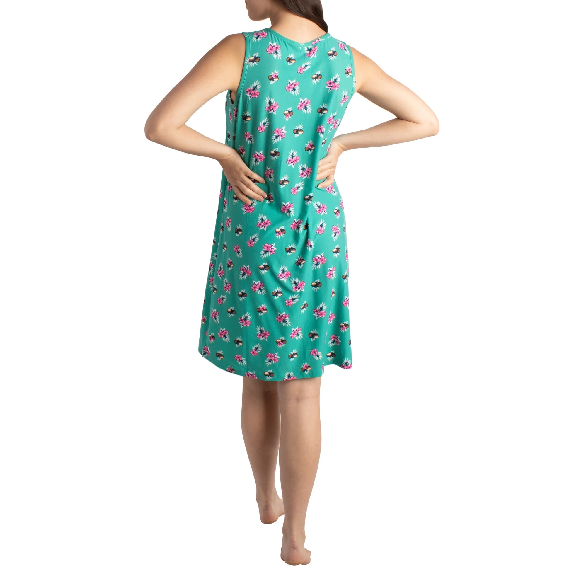 Women's Scoop Neck Tank Night Gown with Single Pocket sold by Giant Tiger product image thumbnail 2