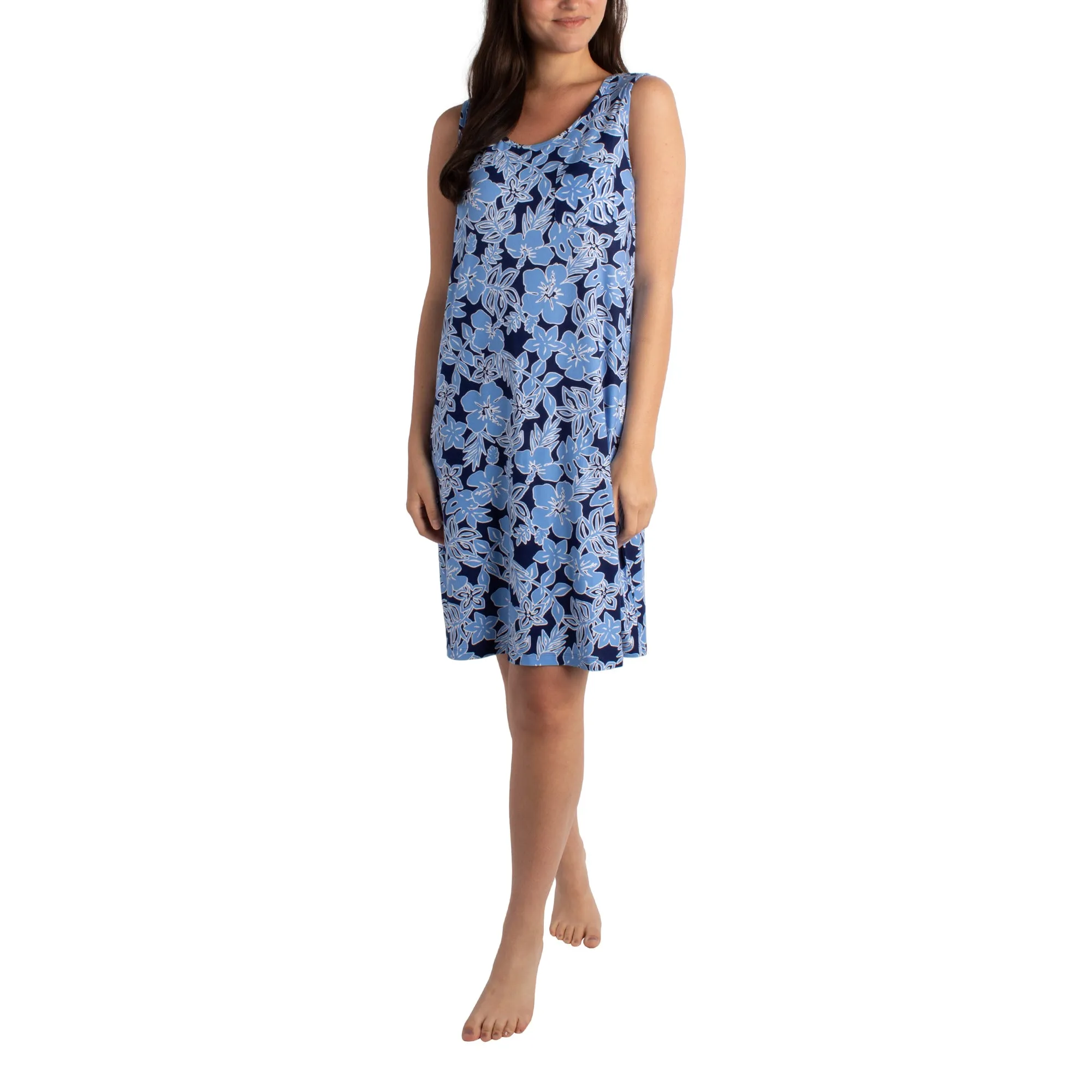 Women's Scoop Neck Tank Night Gown with Single Pocket sold by Giant Tiger product image thumbnail 5