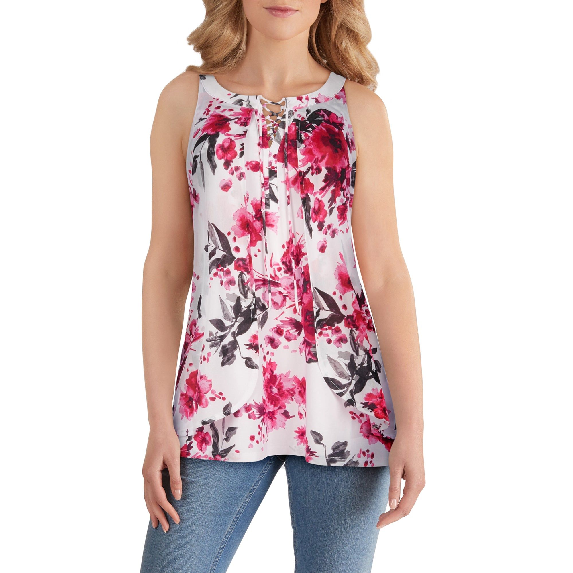 lily morgan Women's Simply Chic Mesh Twofer Tank Top sold by Giant Tiger product image thumbnail 5