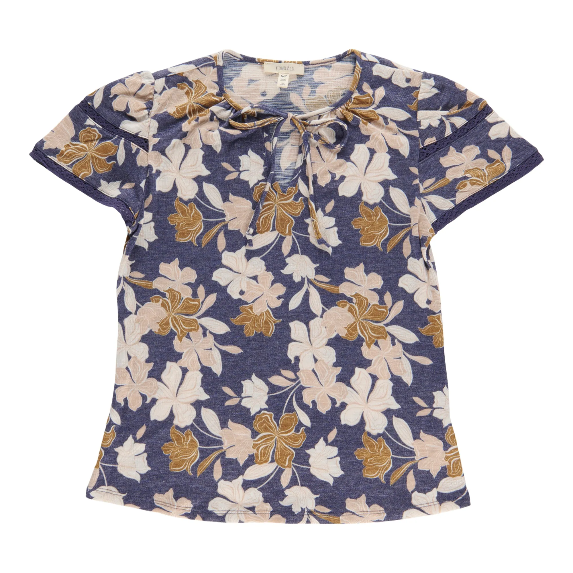 Women's Printed Flutter Short Sleeve Top sold by Giant Tiger