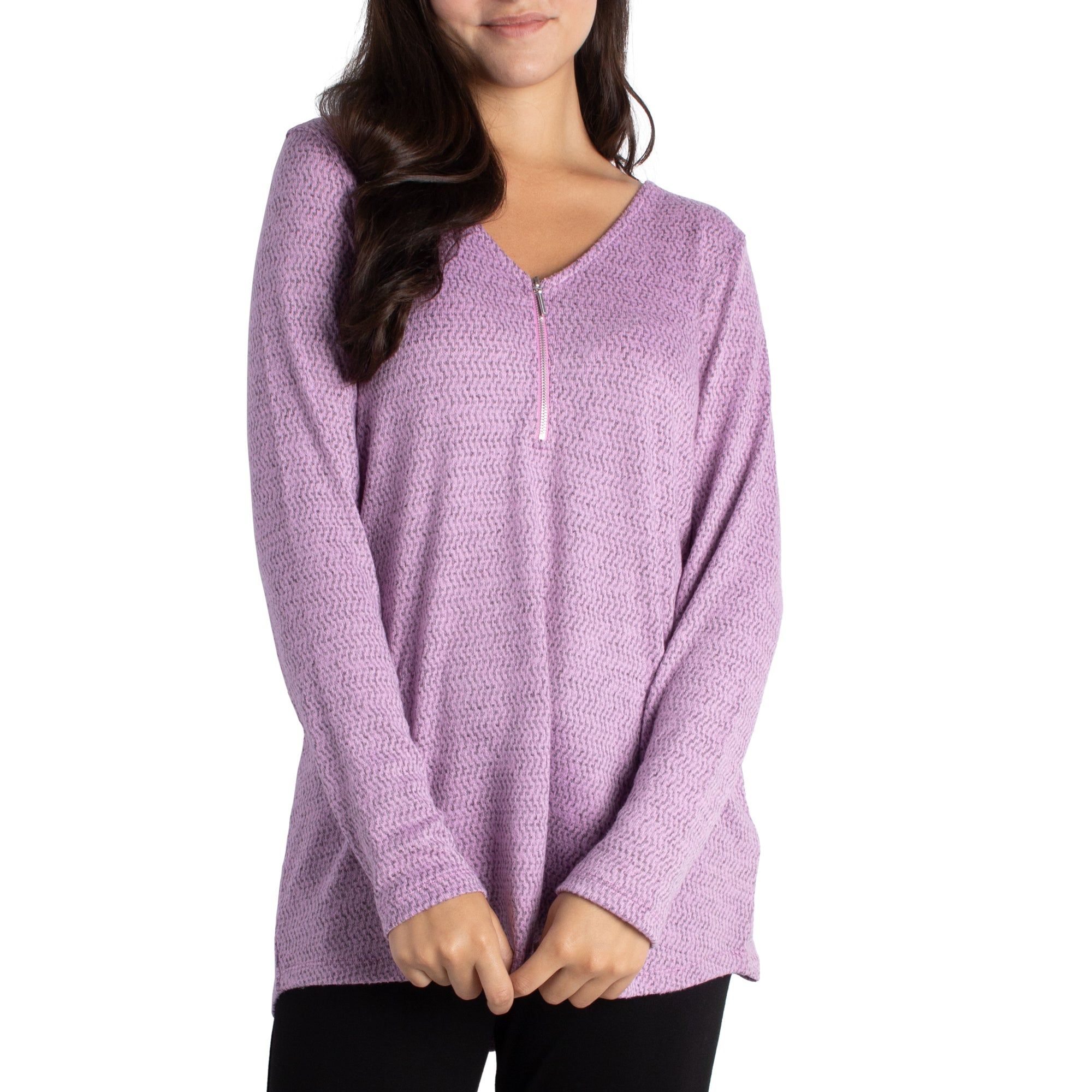lily morgan Women's Zip Front Sweater sold by Giant Tiger product image thumbnail 3
