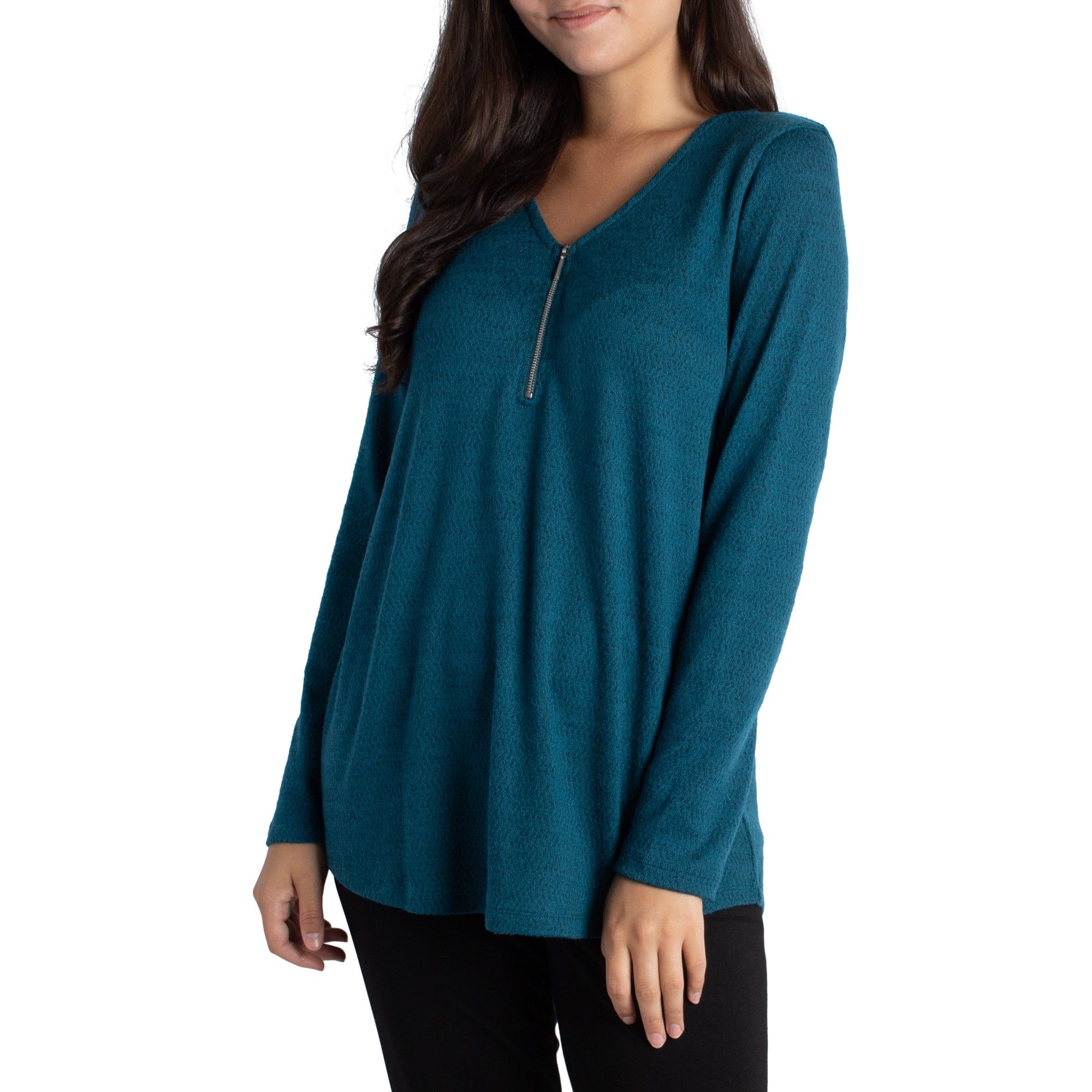 lily morgan Women's Zip Front Sweater sold by Giant Tiger product image thumbnail 5