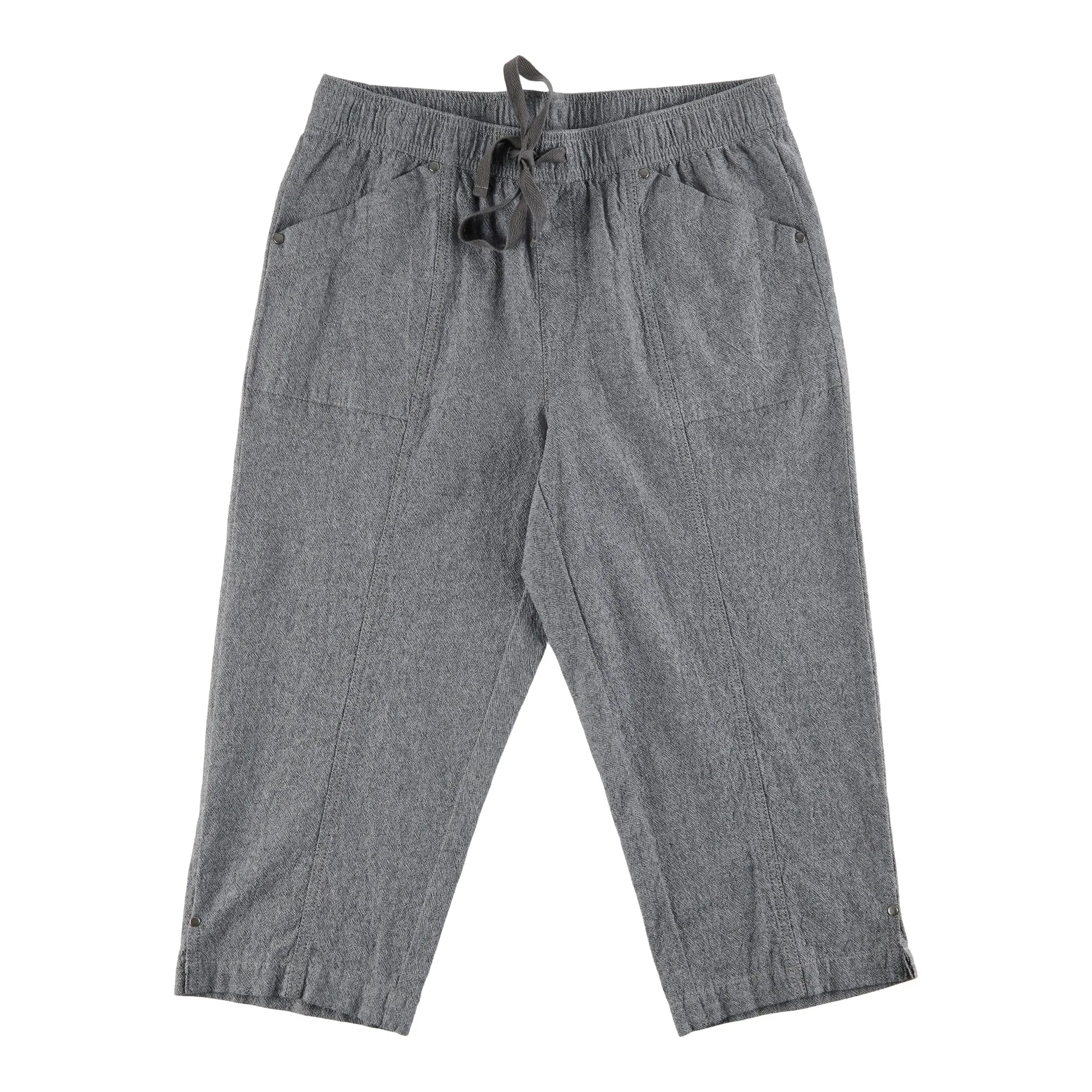 Classic Editions Women's Summer Look Mix Crinkle Capri Bottoms sold by Giant Tiger